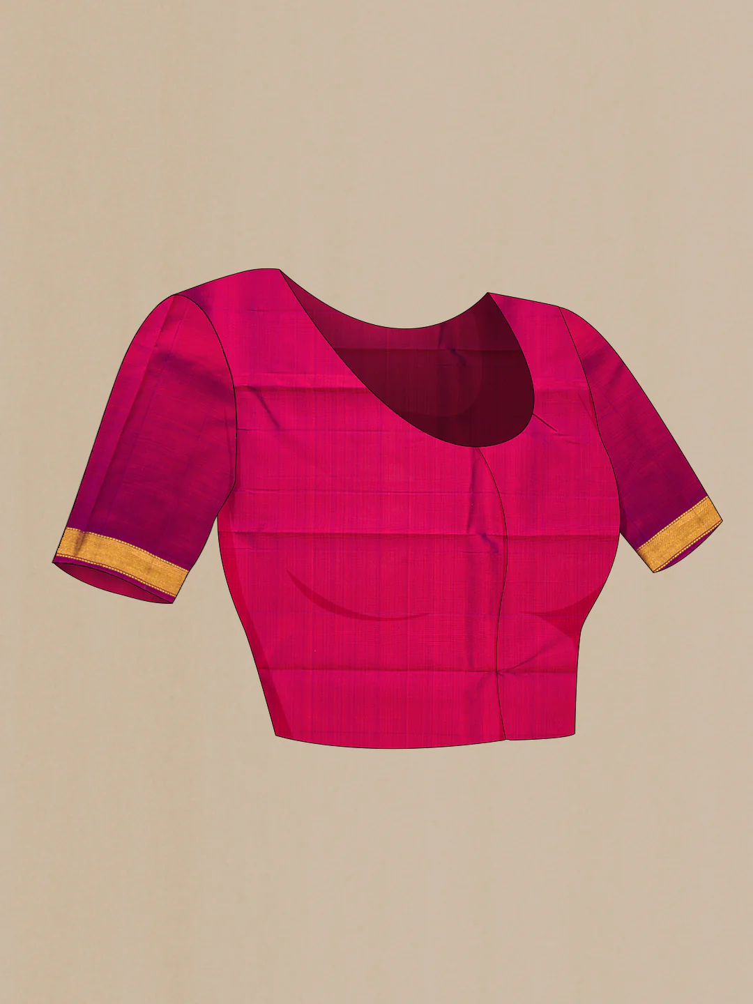 Red Kanjivaram Silk Saree - Image 5