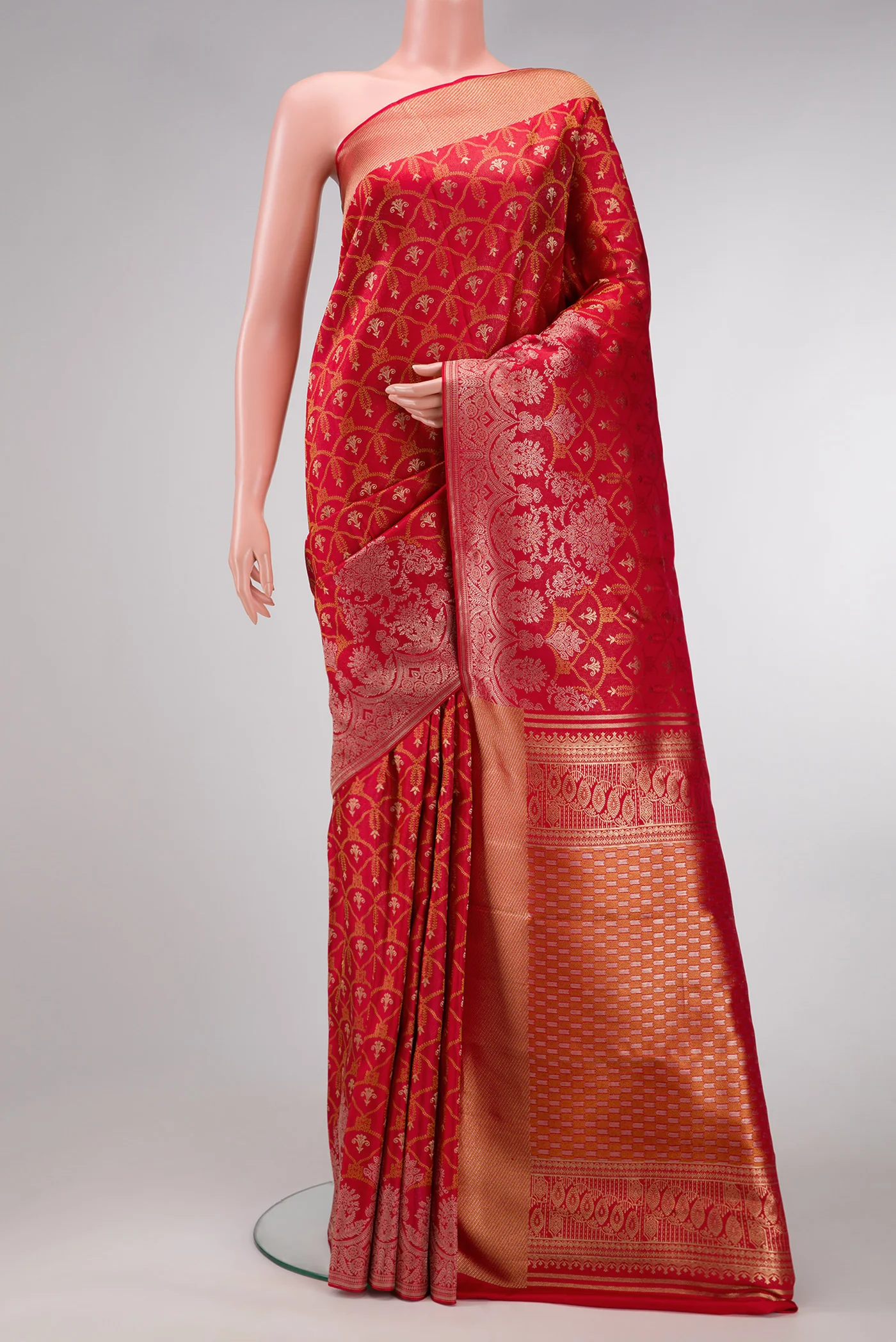 Red Kanjivaram Silk Saree