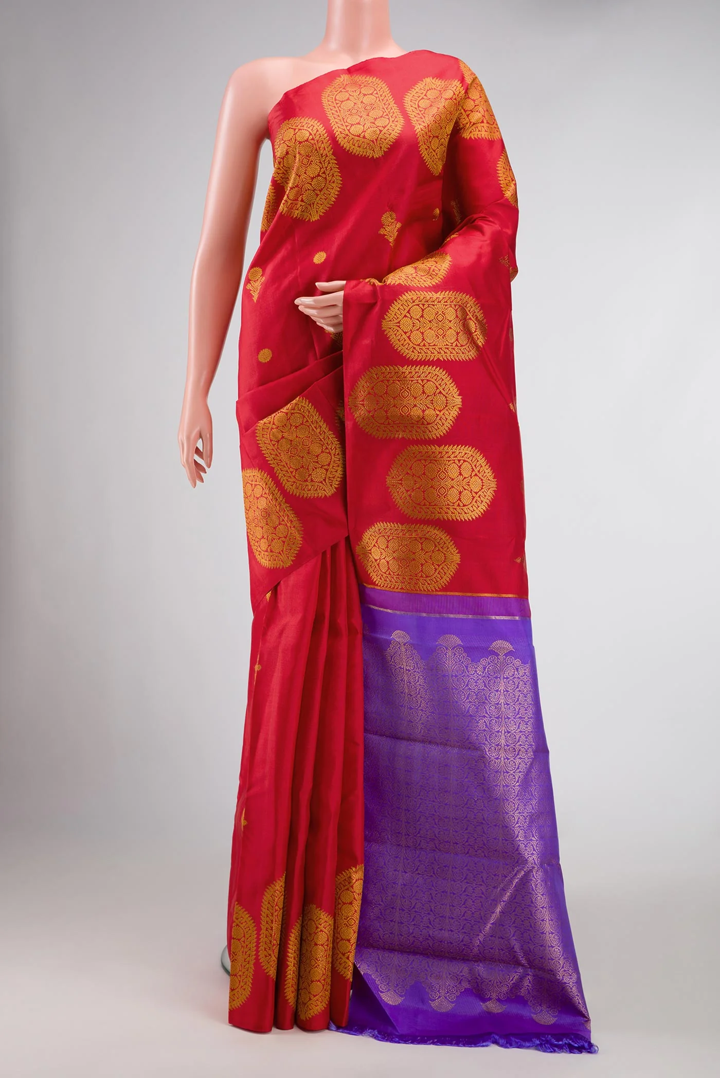 Red Kanjivaram Silk Saree