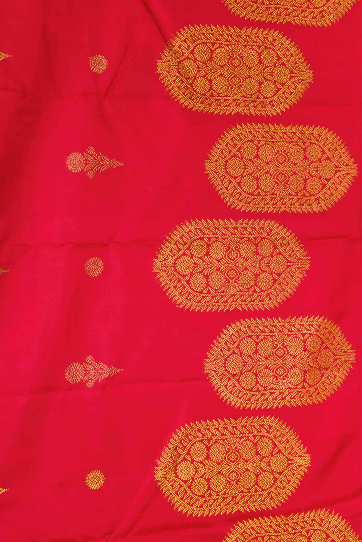 Red Kanjivaram Silk Saree - Image 3