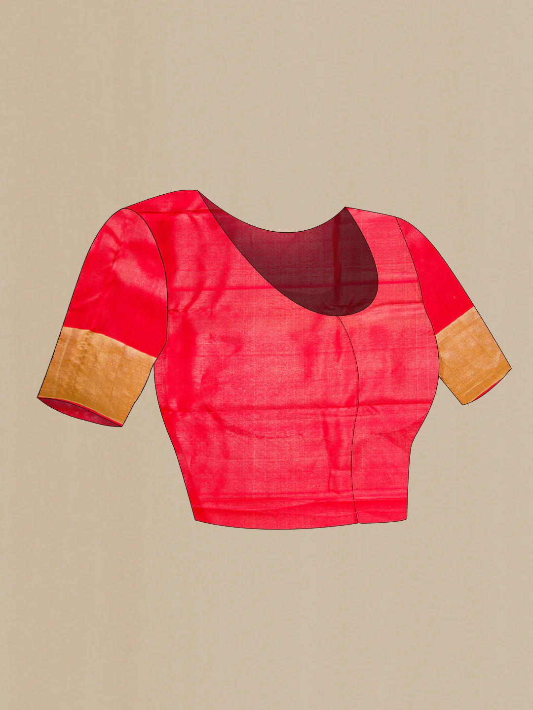 Red Kanjivaram Silk Saree - Image 5