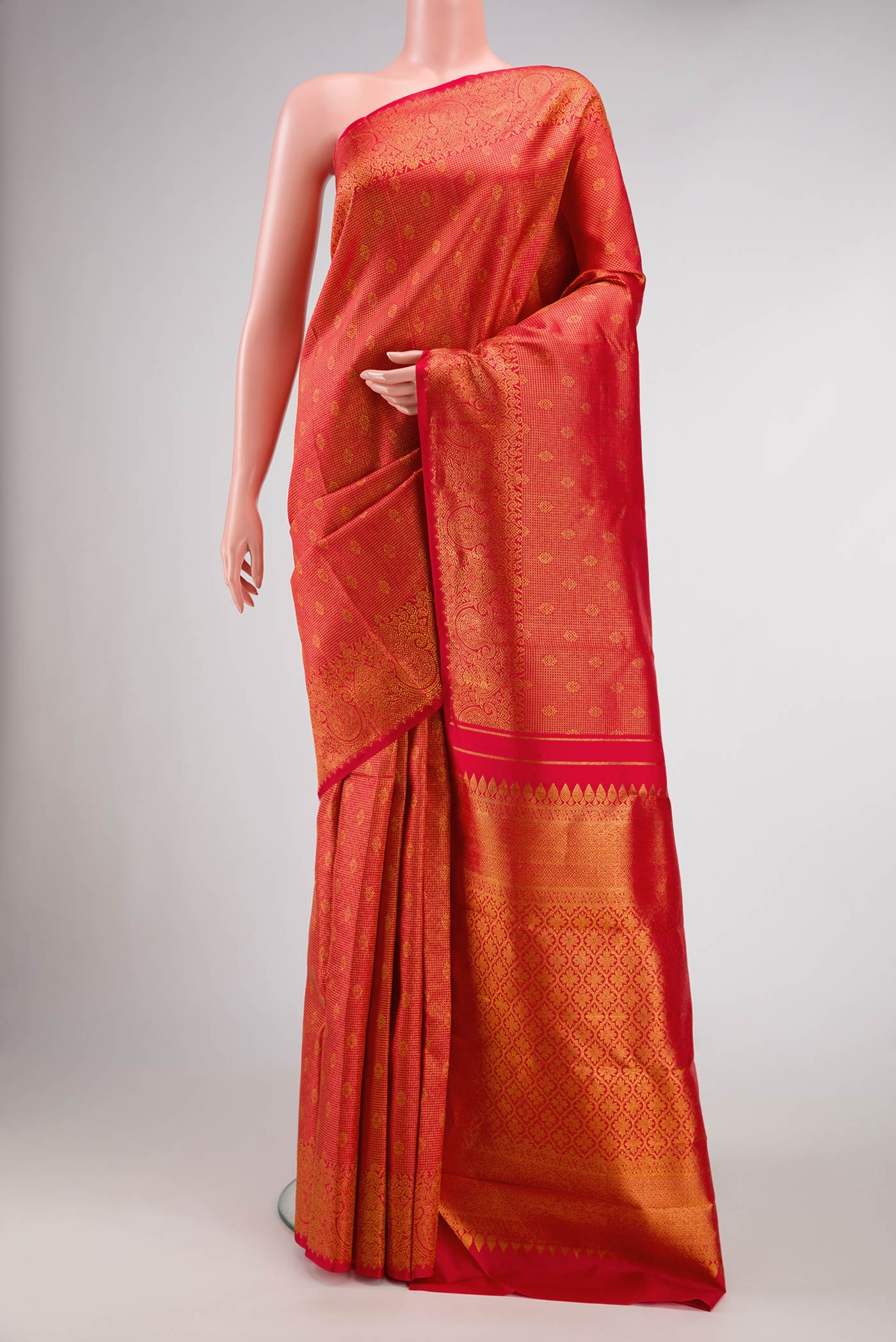 Red Kanjivaram Silk Saree