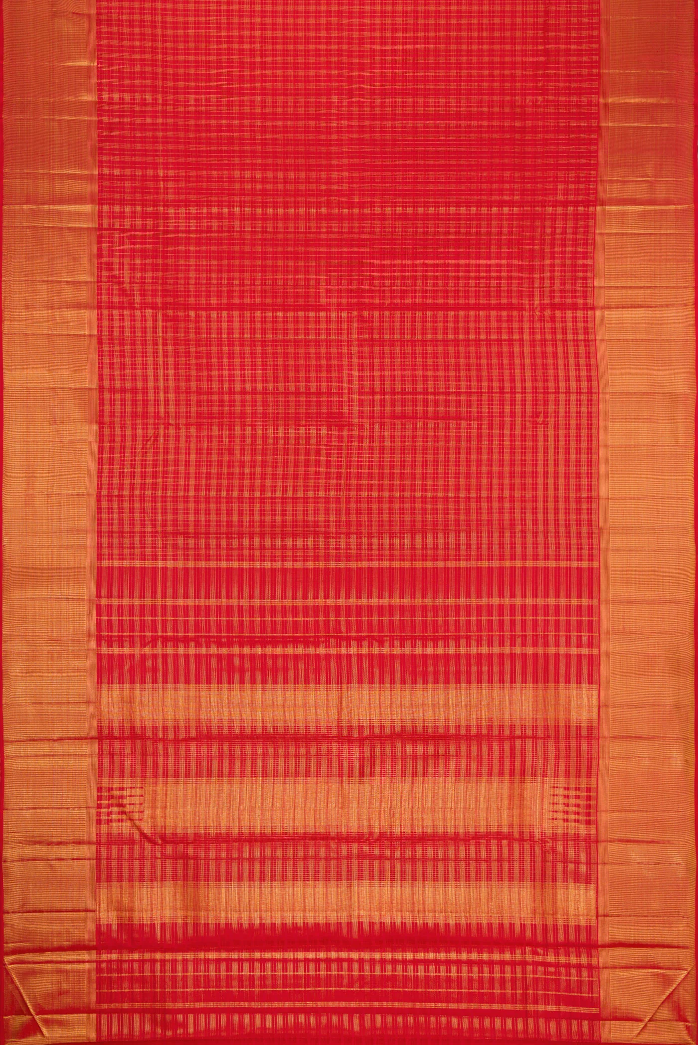Red Kanjivaram Silk Saree - Image 6