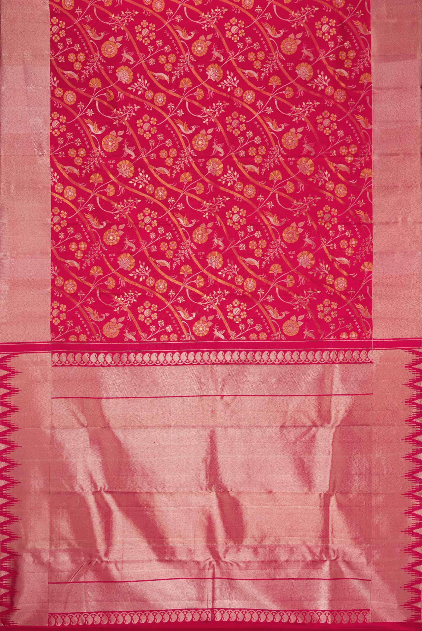 Imperial Red Kanjivaram Silk Saree - Image 6