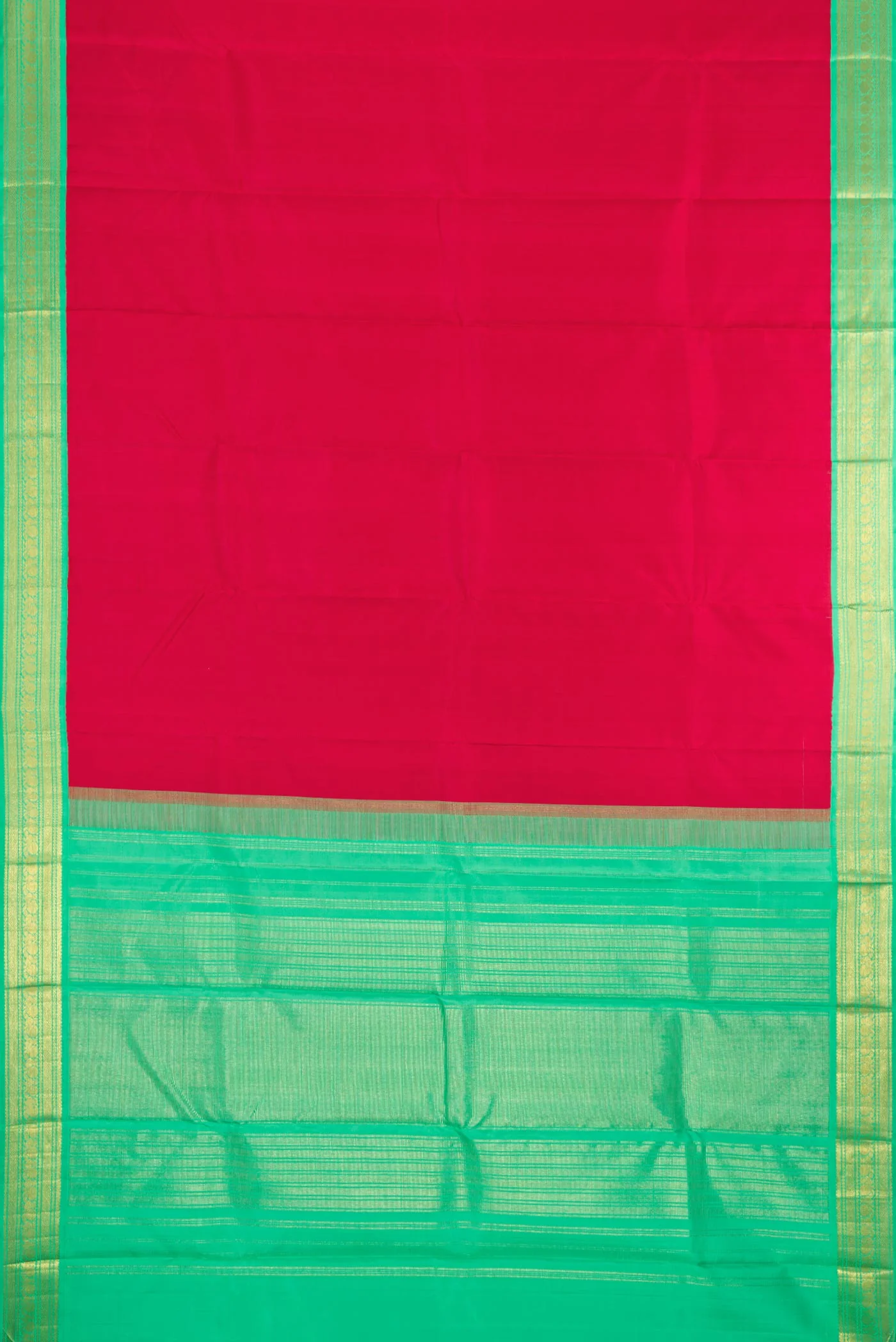 Red Kanjivaram Silk Saree - Image 6