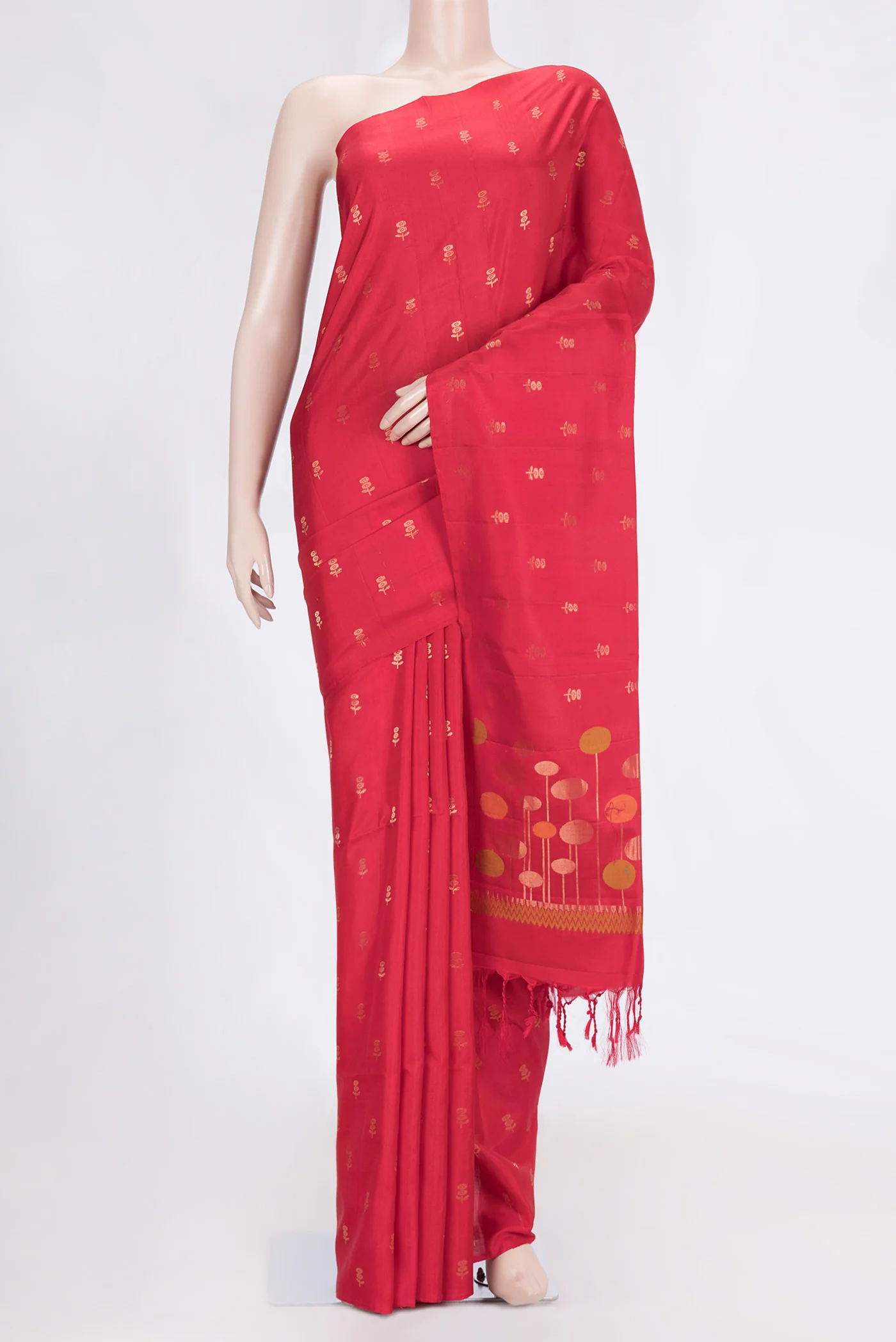 Red Soft Silk Saree