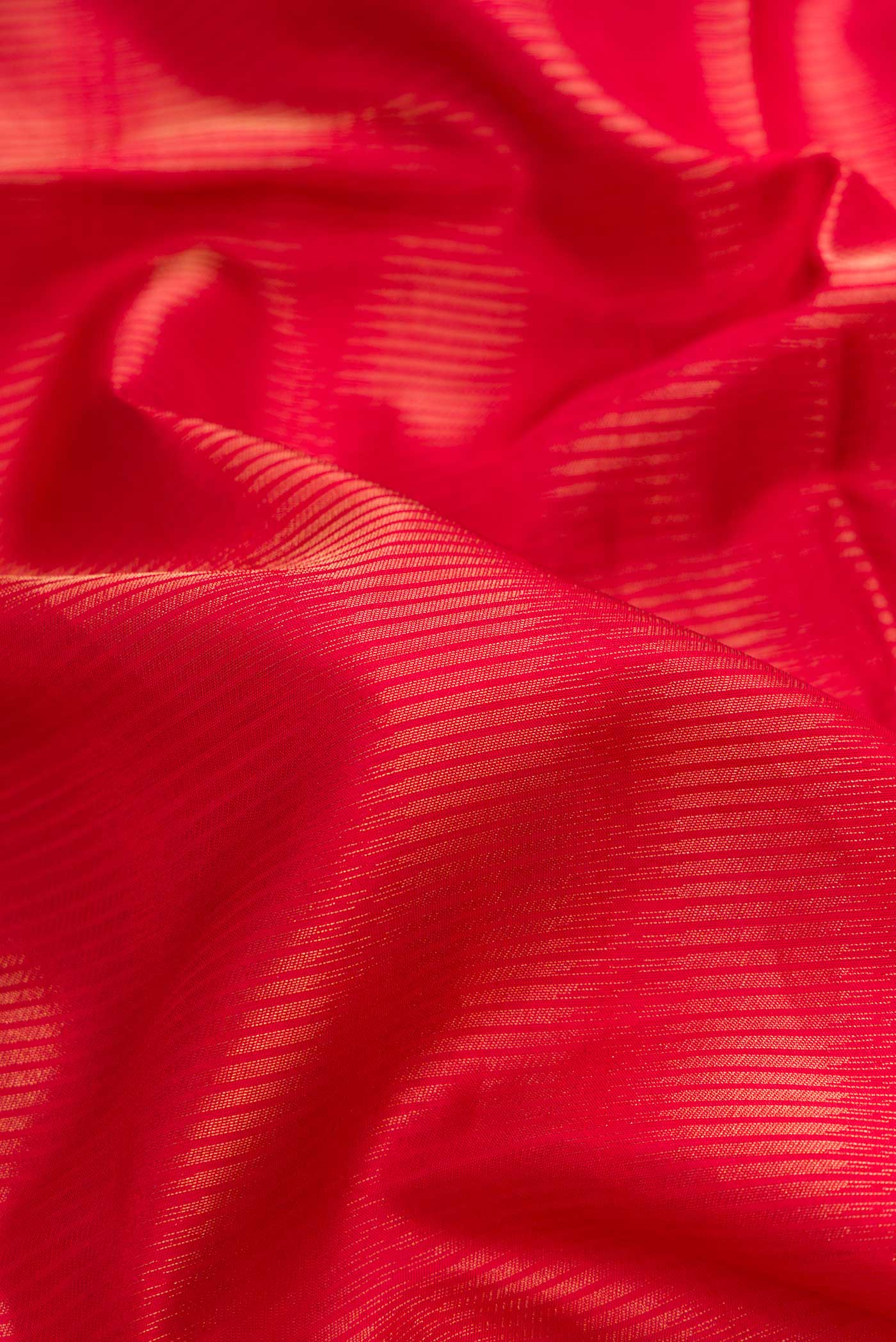 Red Soft Silk Saree - Image 3