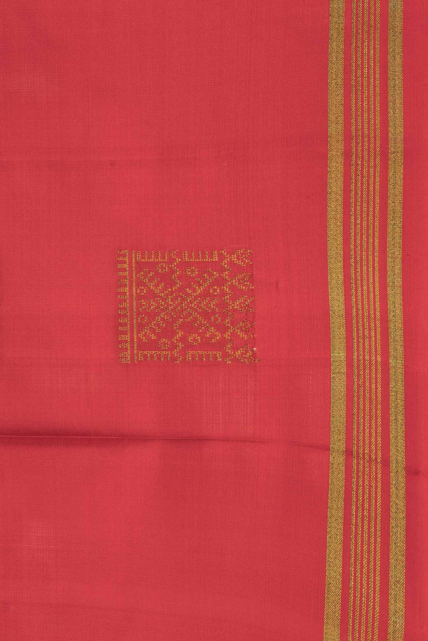Red Soft Silk Saree - Image 3