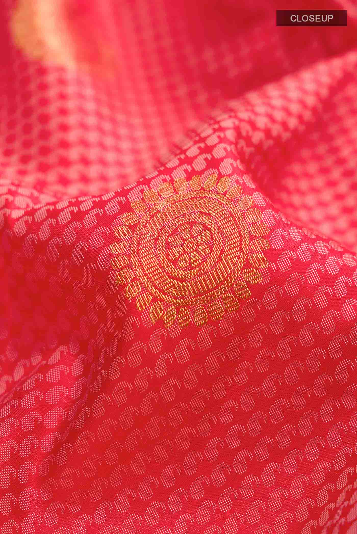 Red Kanjivaram Silk Saree - Image 2