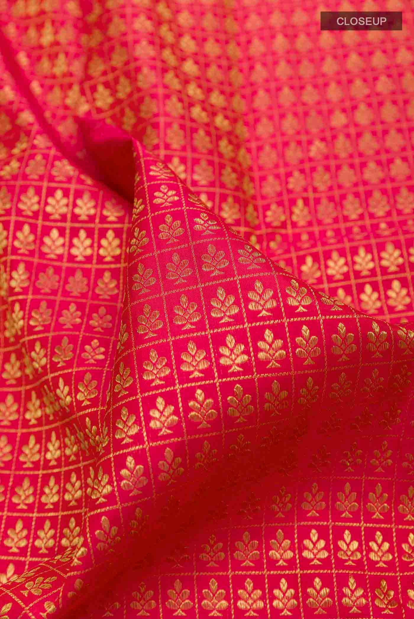 Red Kanjivaram Silk Saree - Image 2