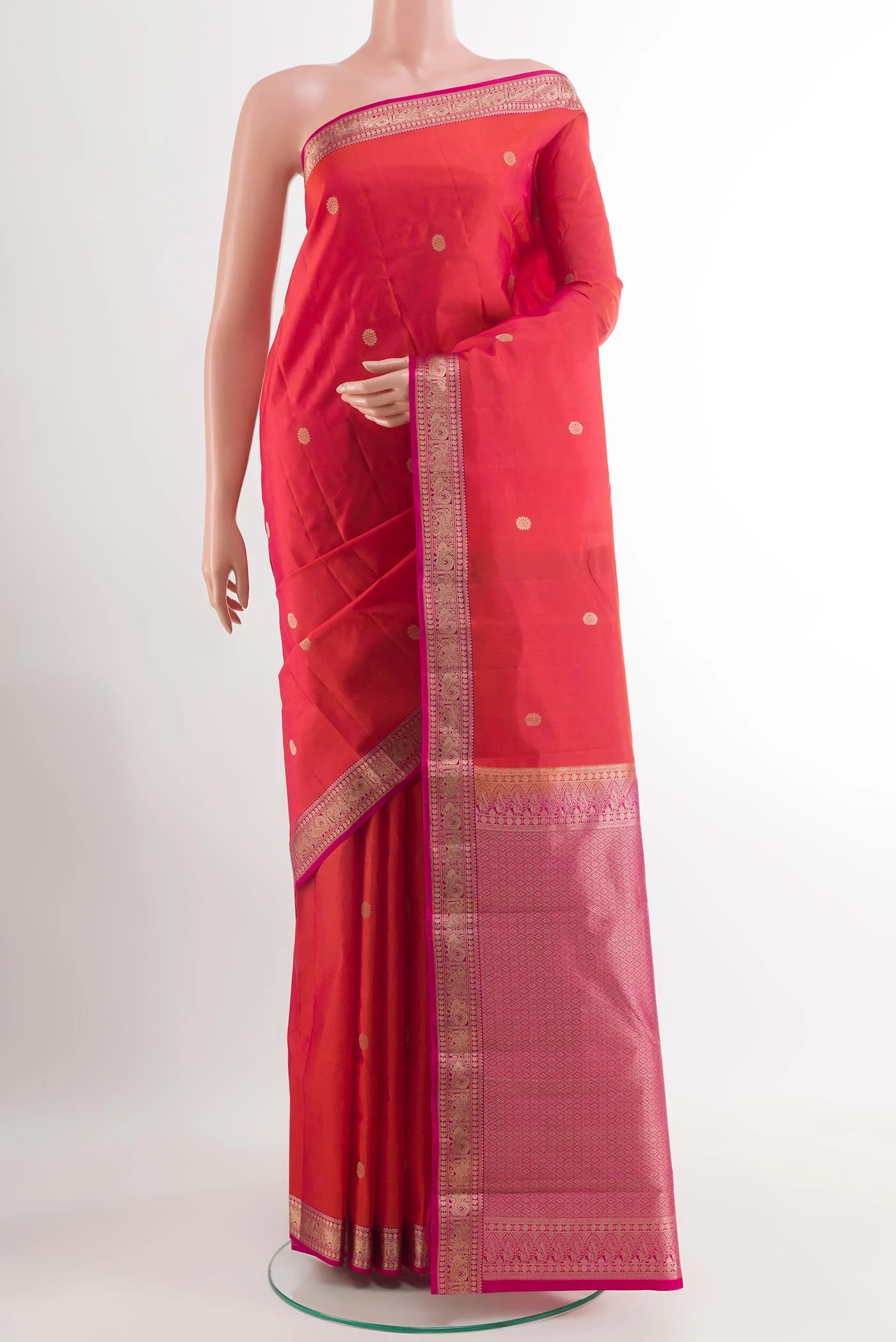 Red Kanchipuram Silk Saree
