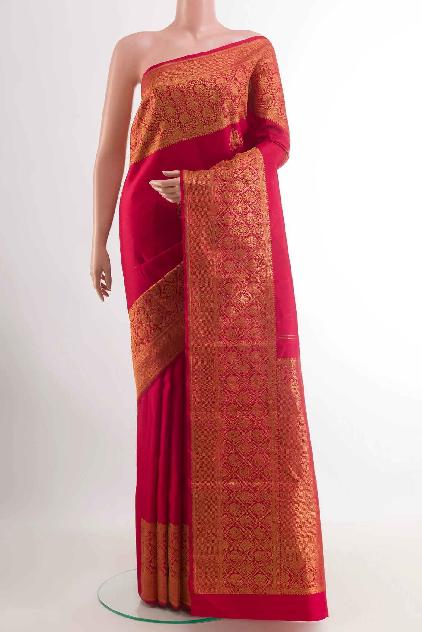 Red Kanchipuram Silk Saree