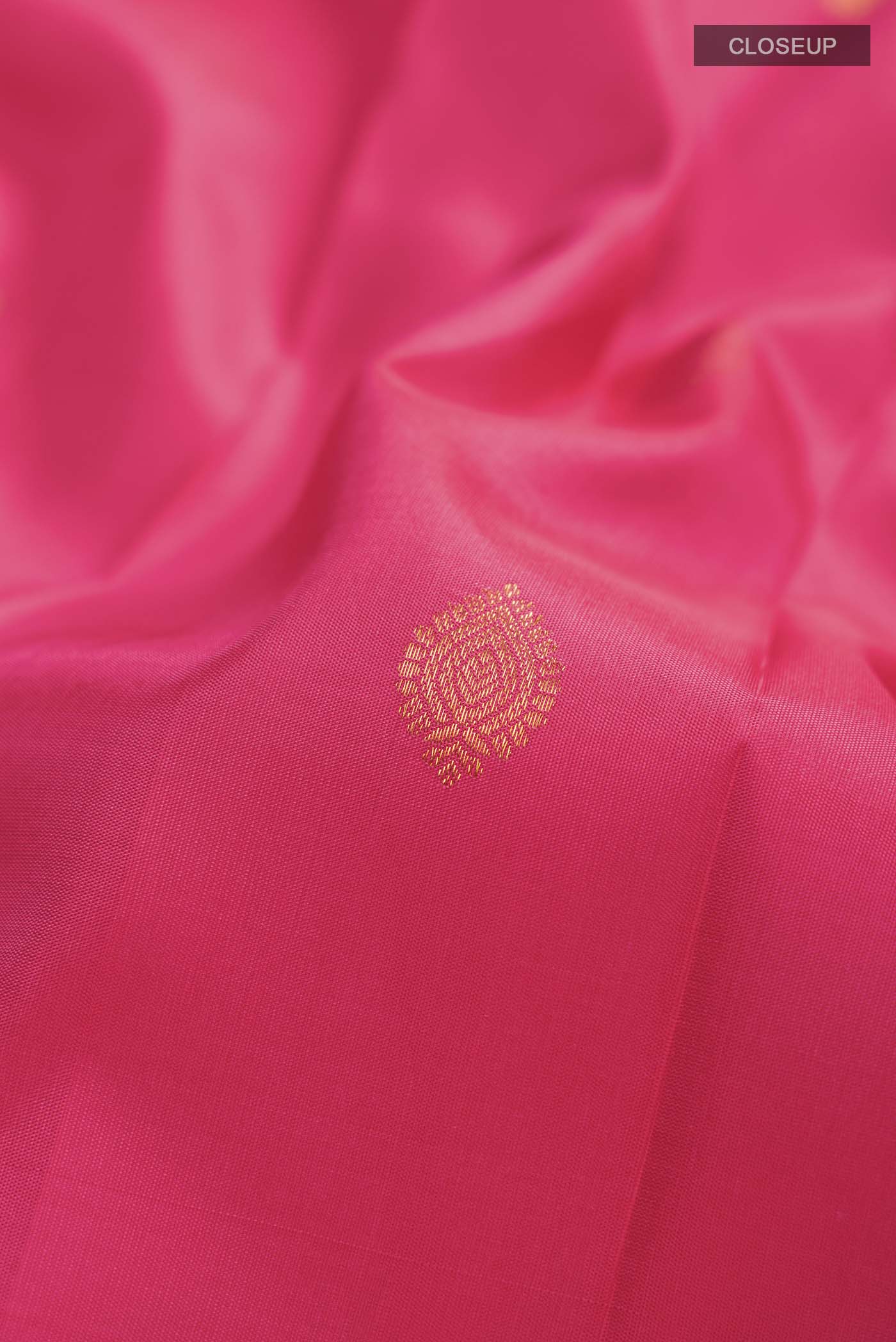 Pink Kanjivaram Silk Saree - Image 2