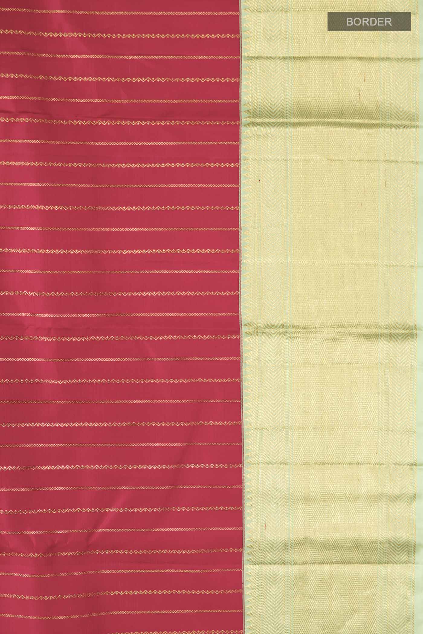 Red Kanjivaram Silk Saree - Image 3