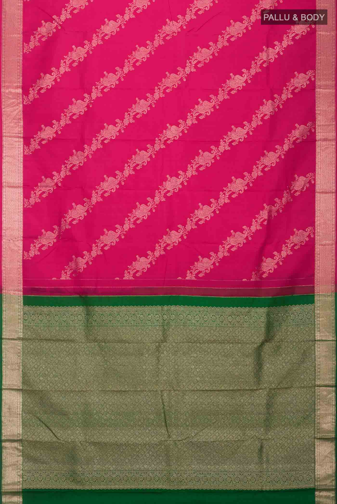 Red Kanjivaram Silk Saree - Image 6