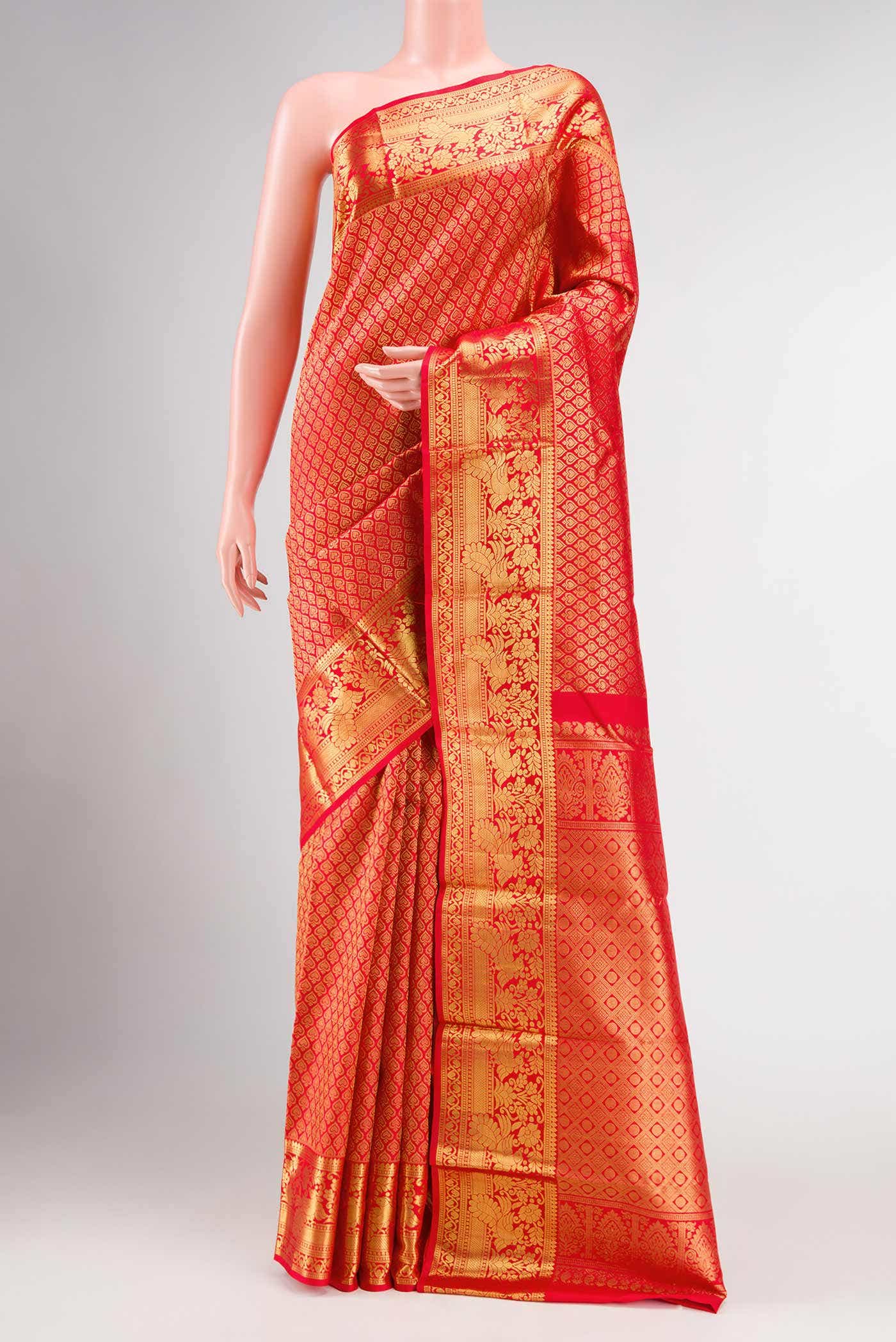 Red Kanjivaram Silk Saree
