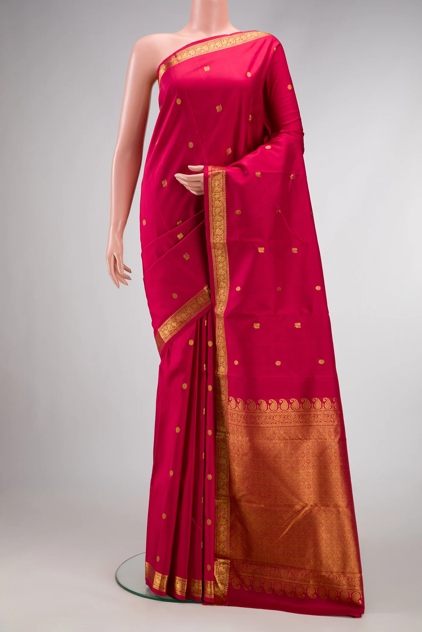 Red Kanchipuram Silk Saree