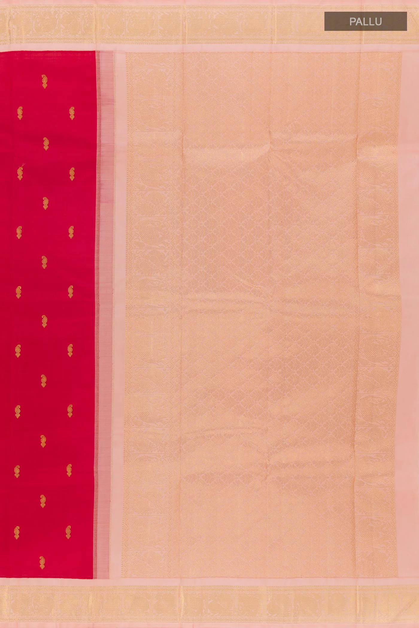 Red Kanjivaram Silk Saree - Image 6