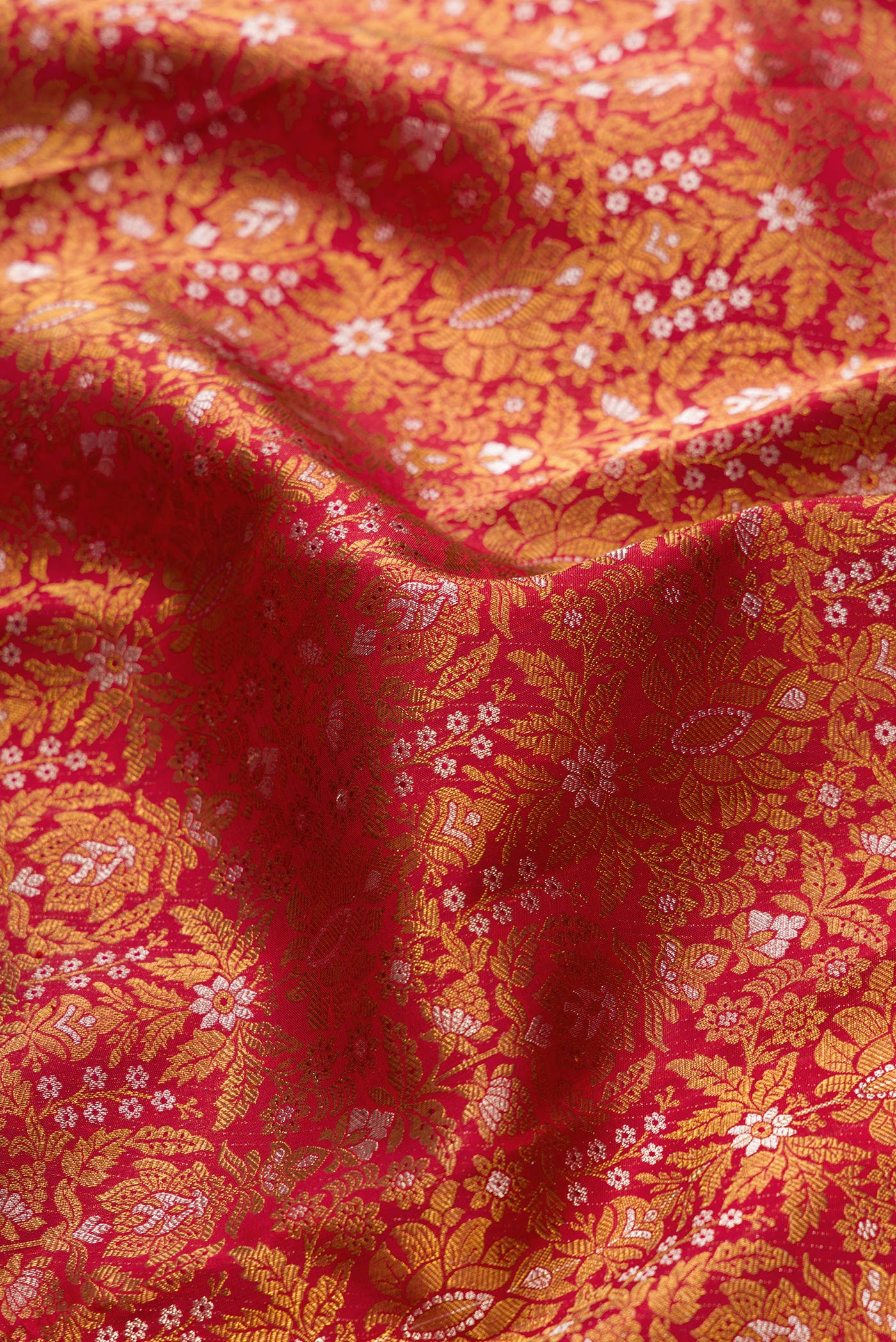 Red Kanjivaram Silk Saree - Image 2