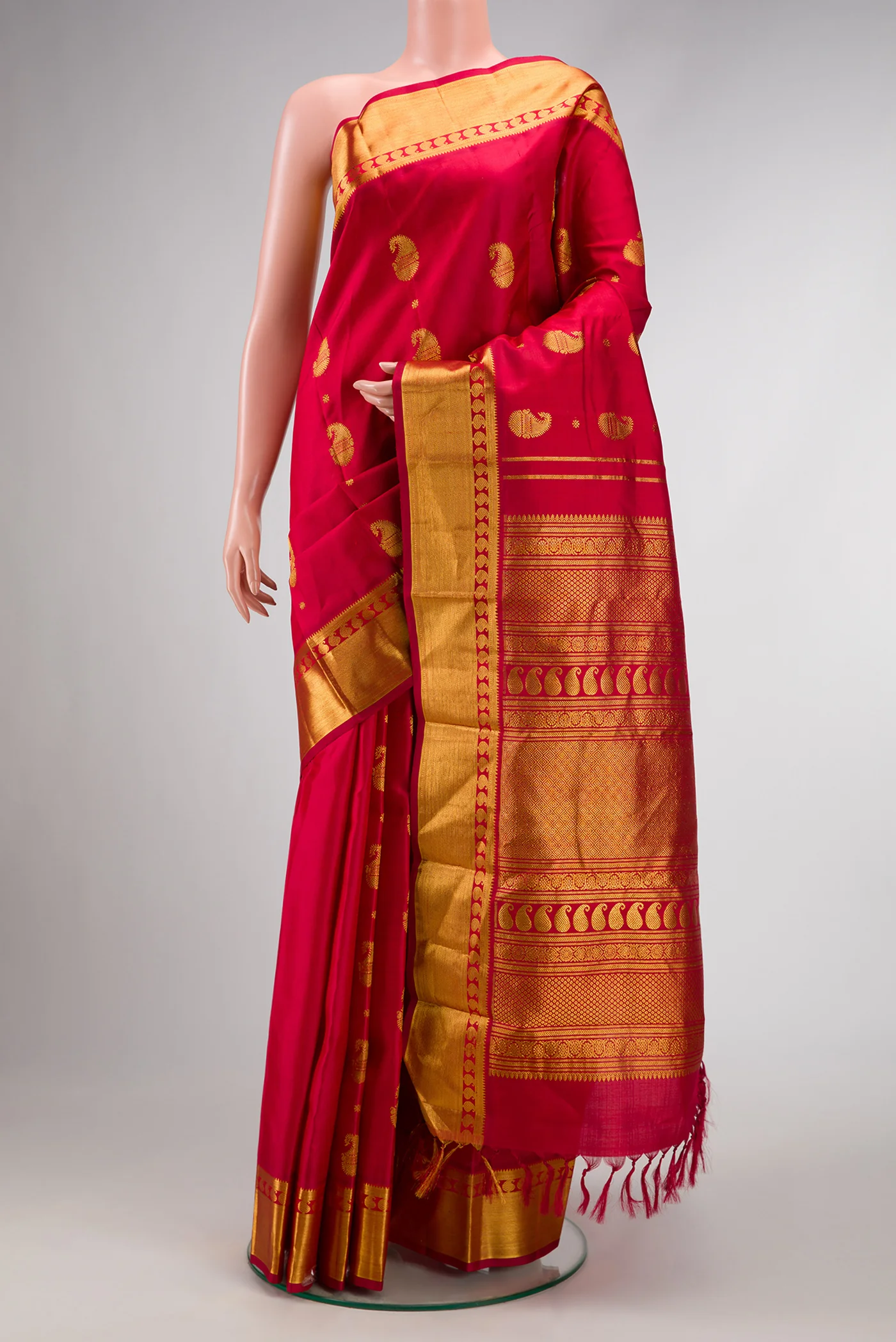 Red Kanjivaram Silk Saree