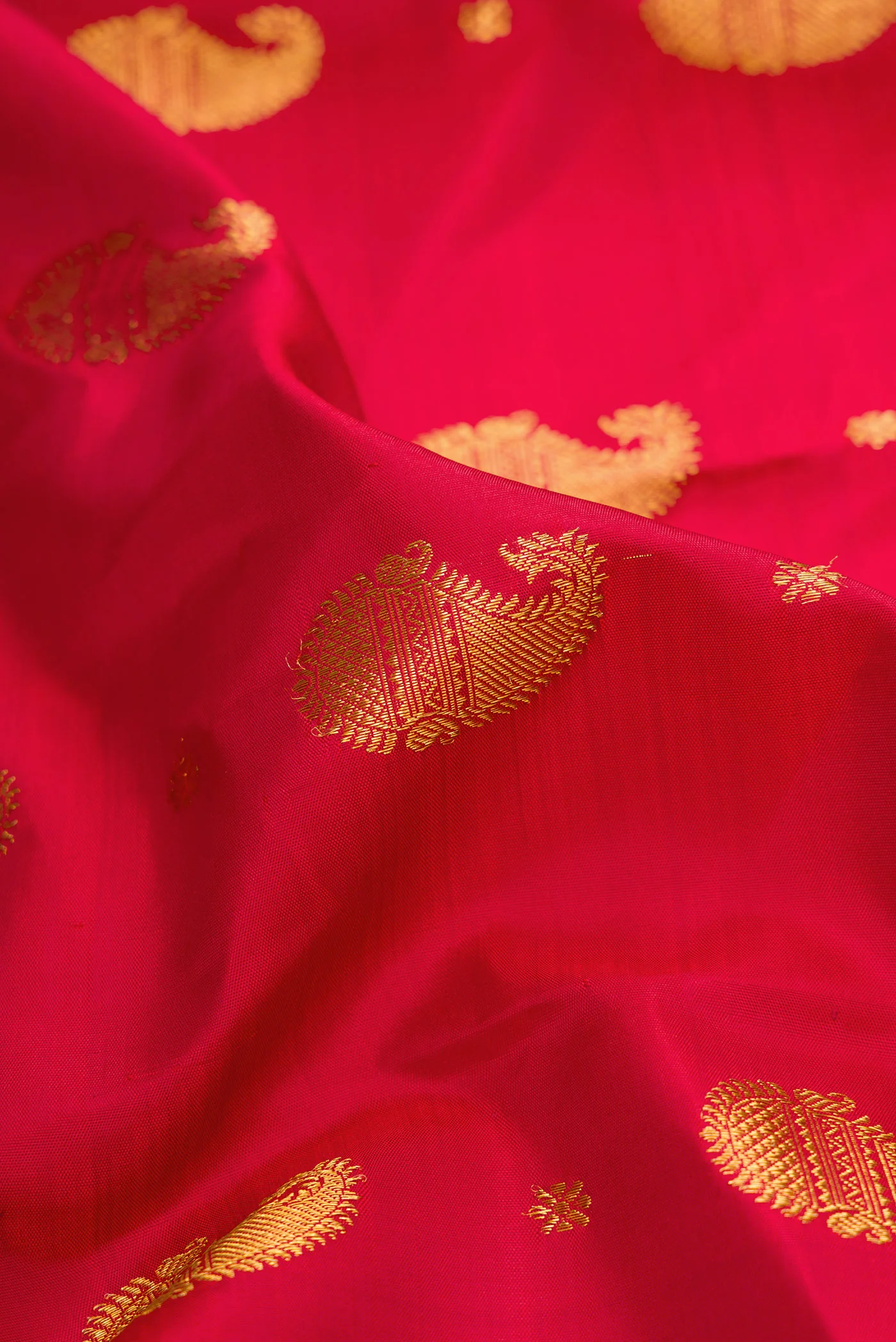 Red Kanjivaram Silk Saree - Image 2