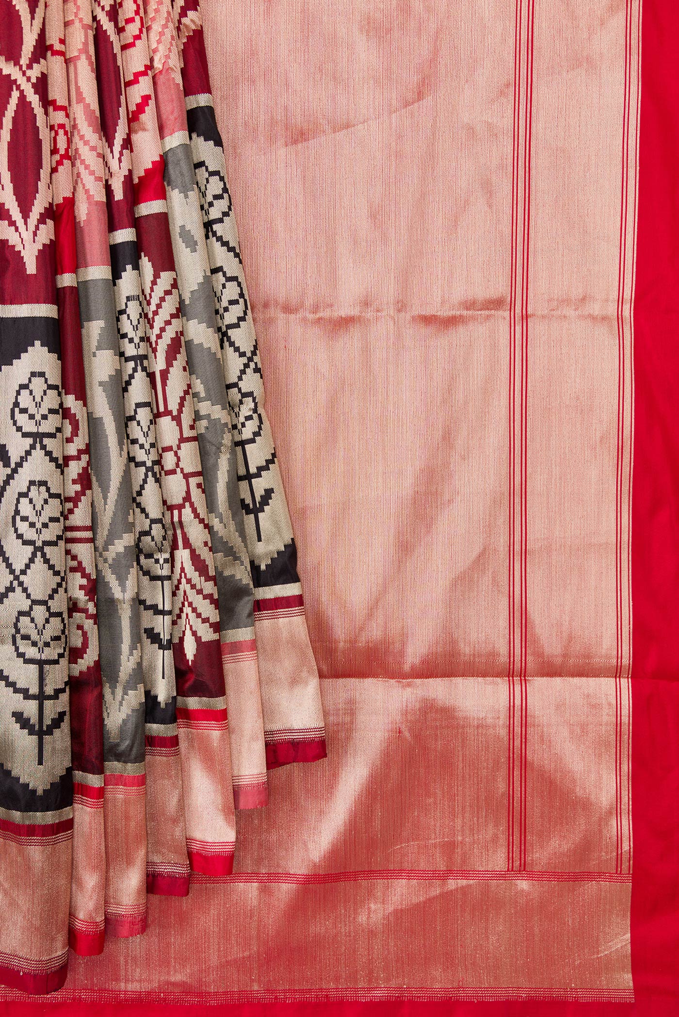 Multi Color Banarasi Silk Saree - Image 4