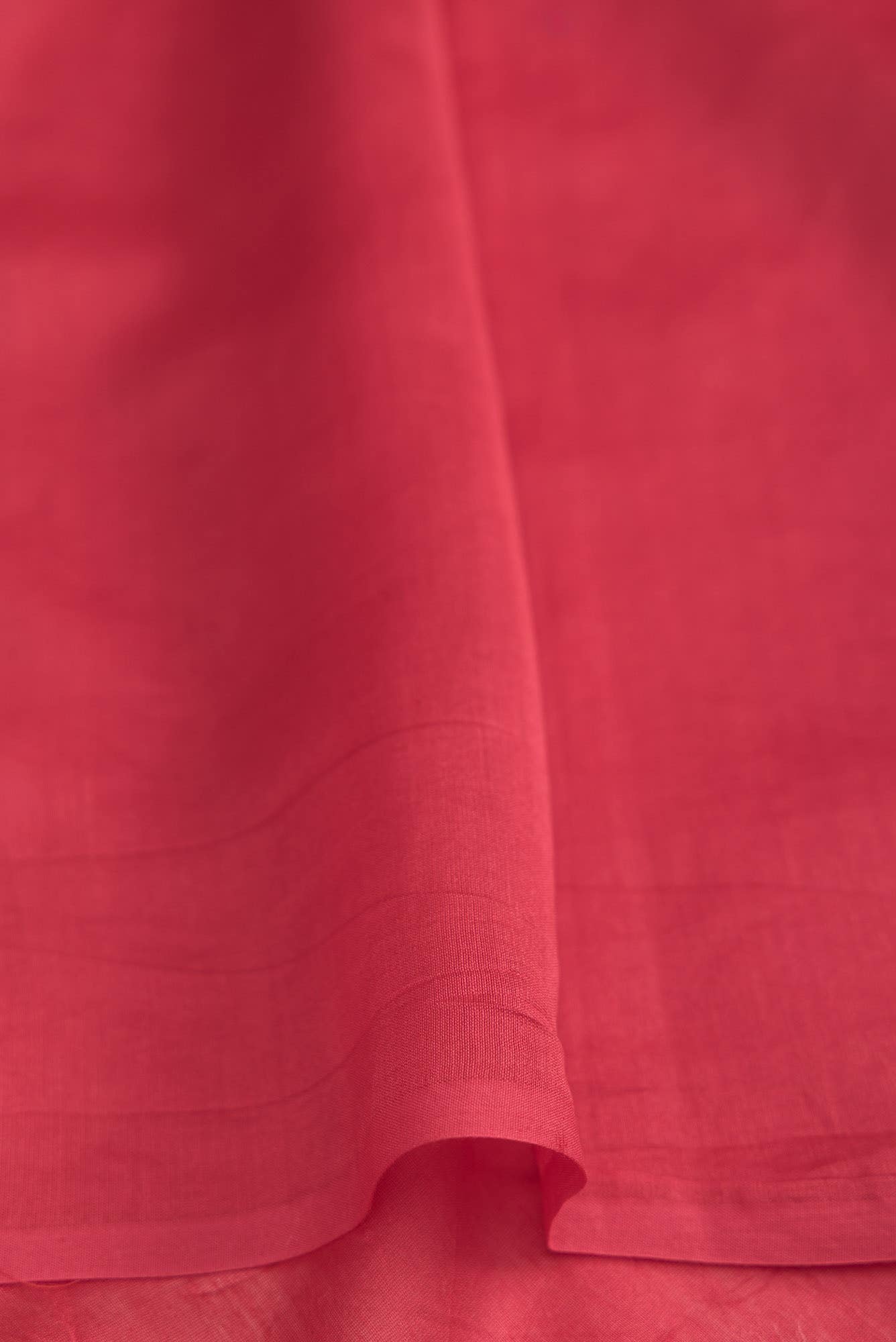 Bella Red floral design saree from Embroidered Romance Collection by Nalli - Image 7