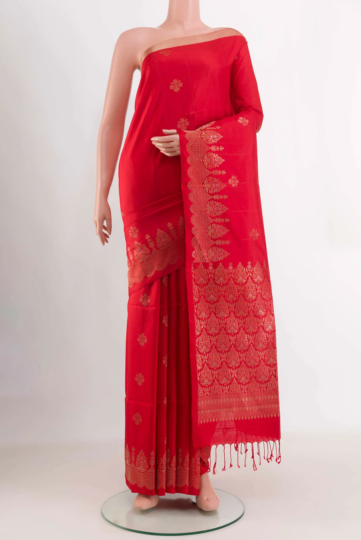 Red Soft Silk Saree