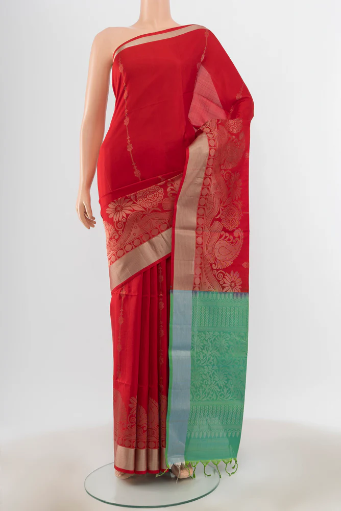 Red Soft Silk Saree