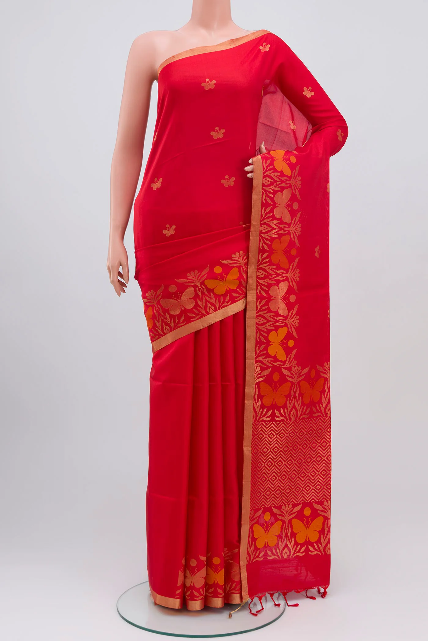 Red Soft Silk Saree