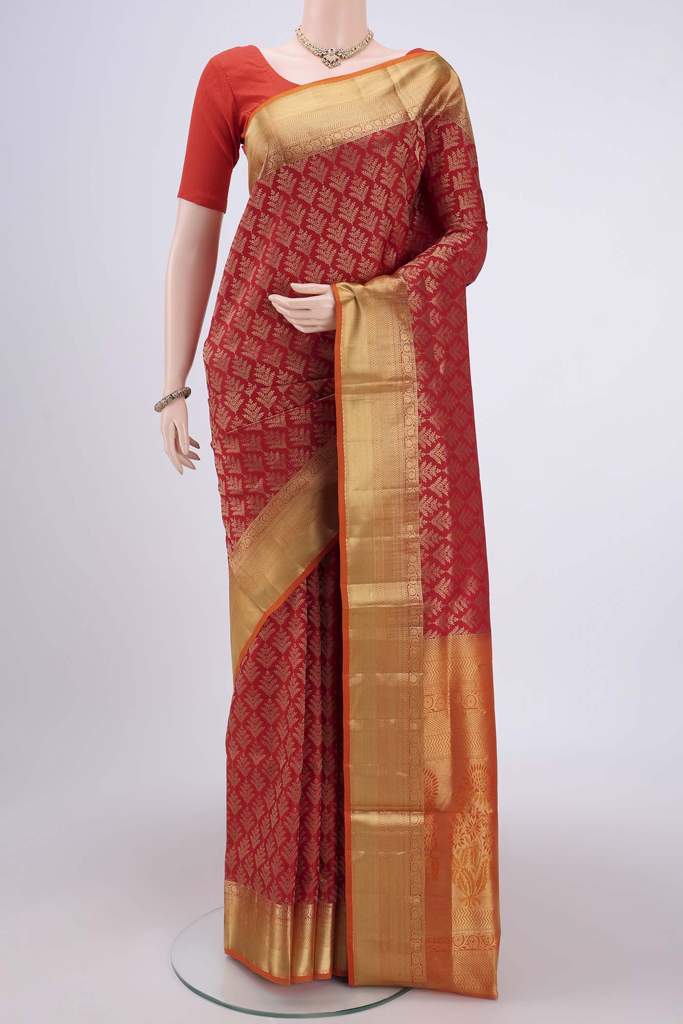 Red Soft Silk Saree