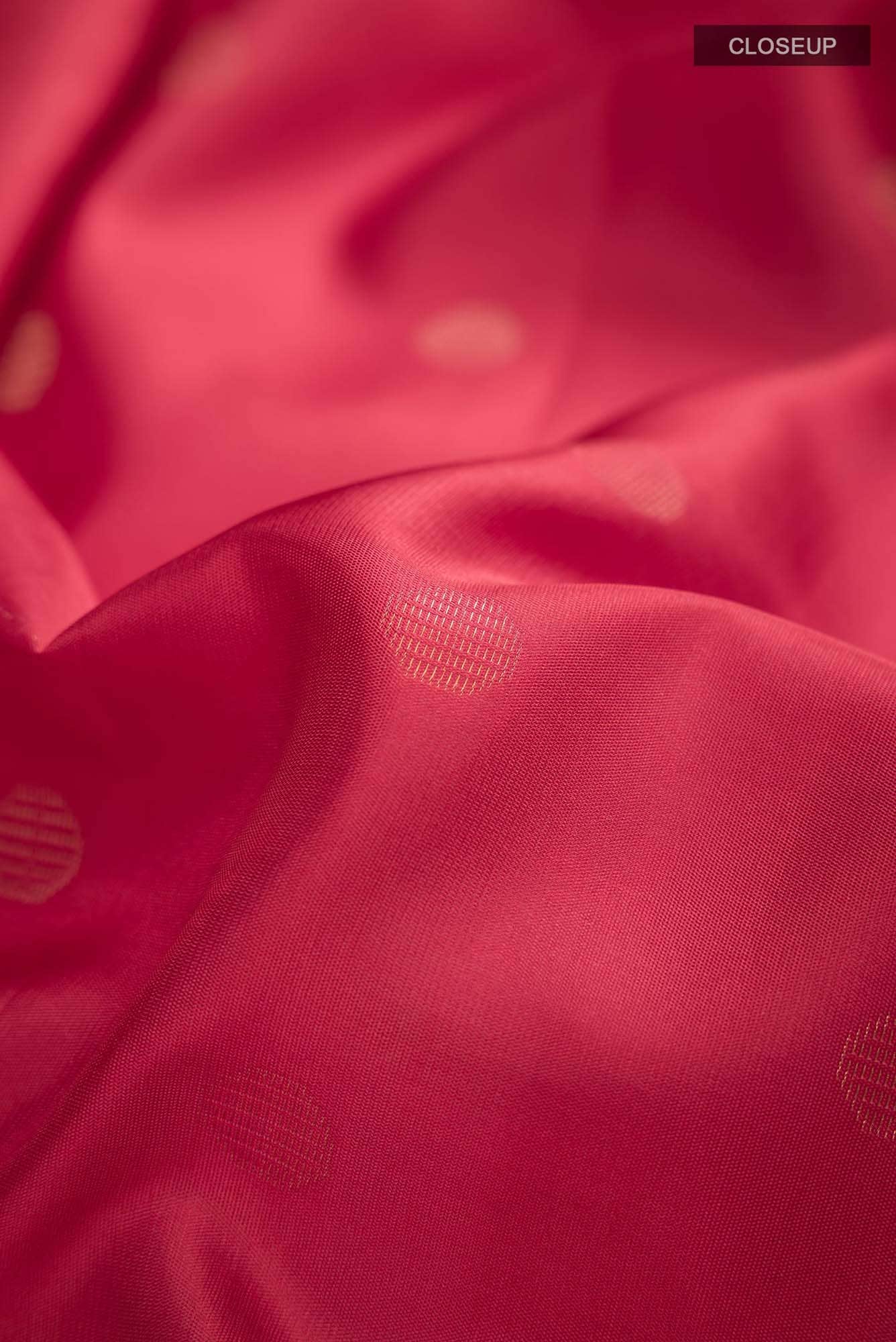 Red Soft Silk Saree - Image 3