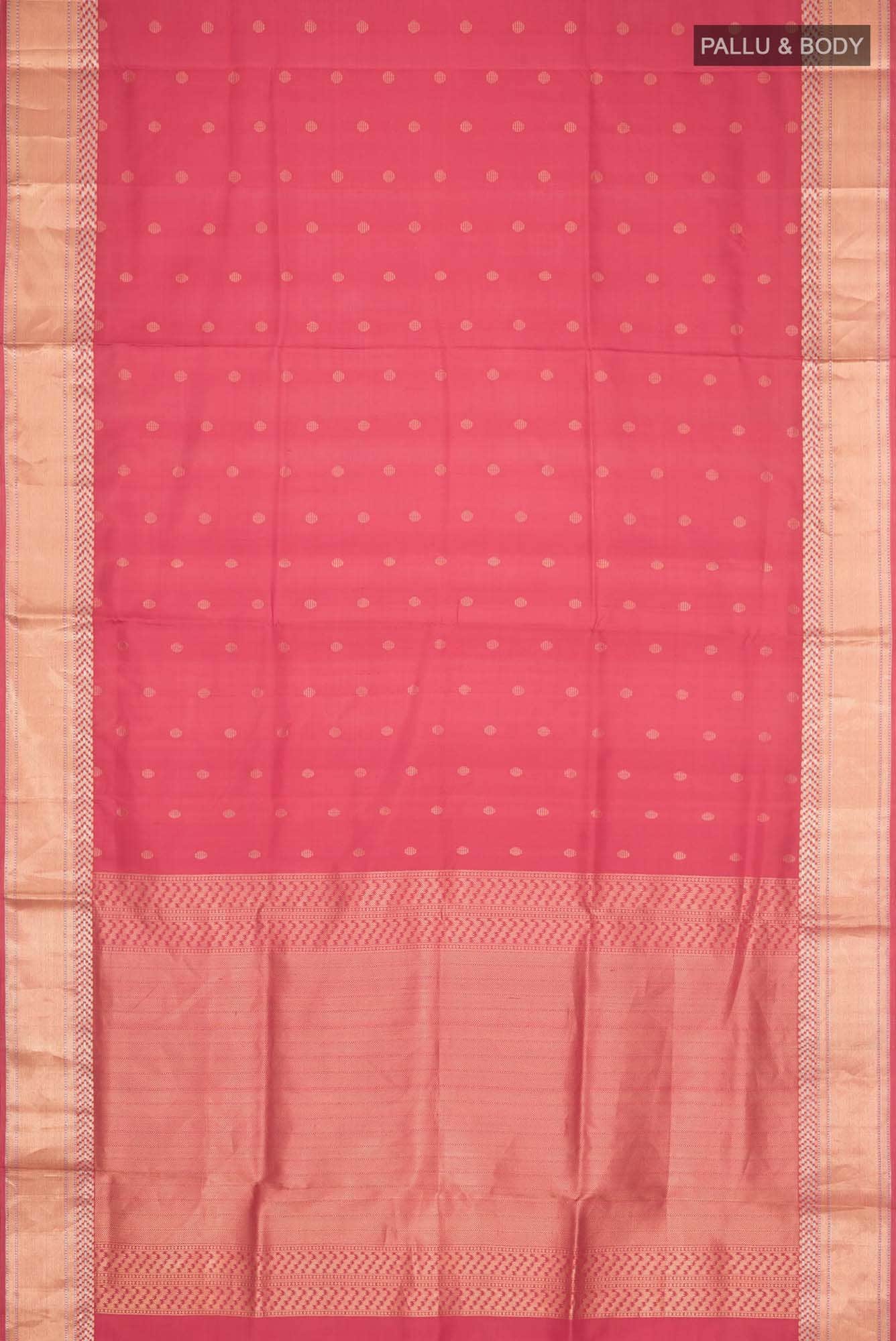 Red Soft Silk Saree - Image 4