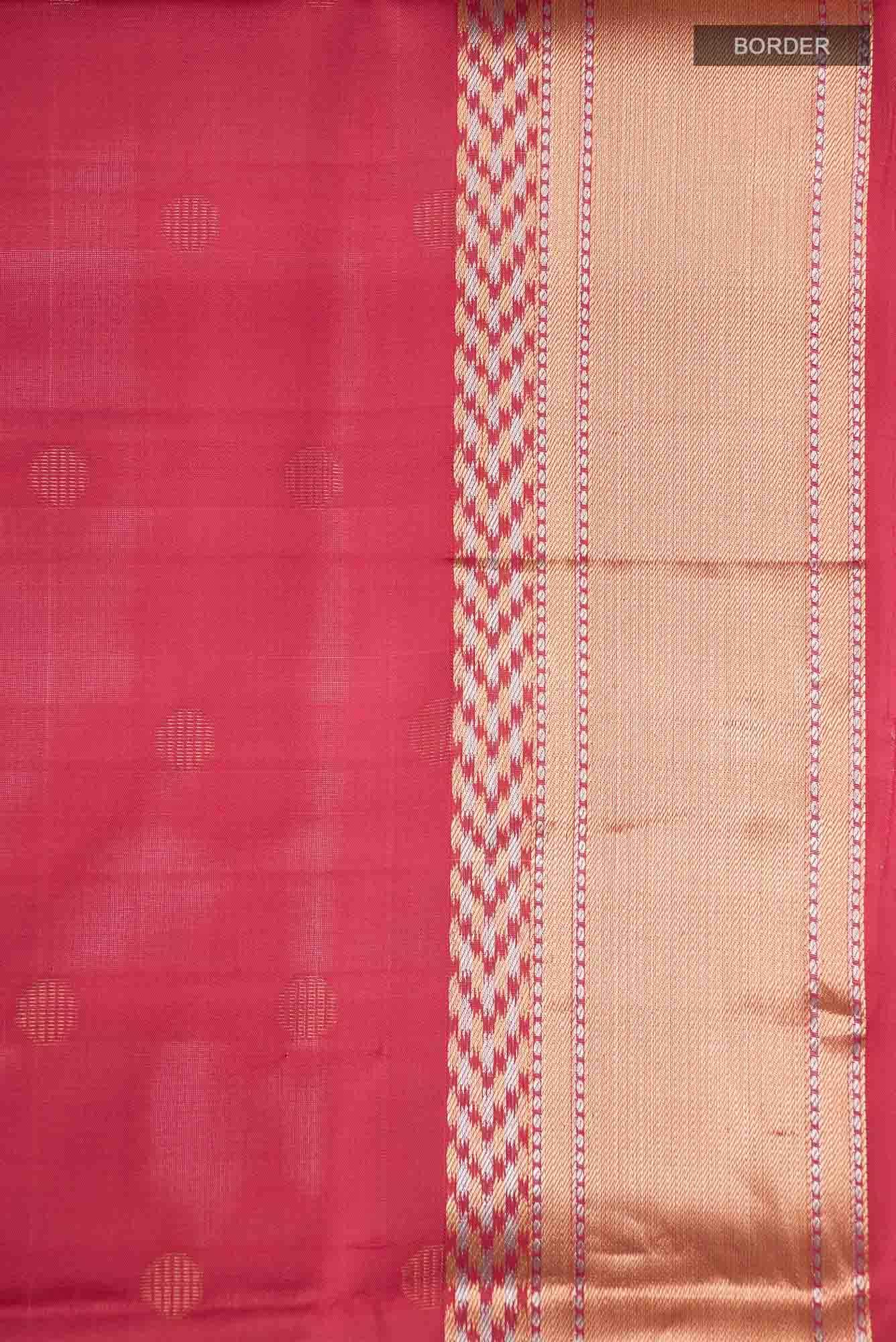 Red Soft Silk Saree - Image 5