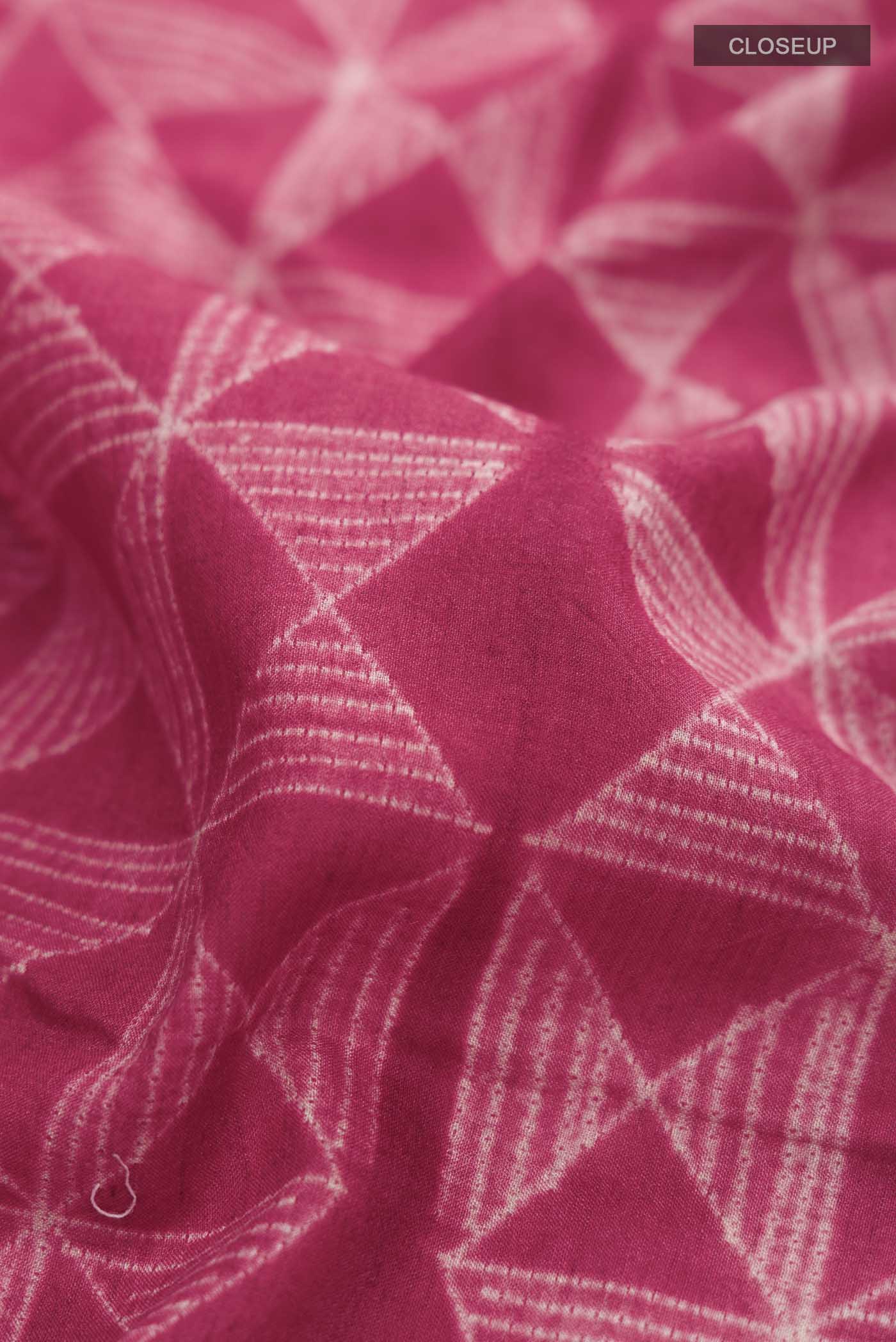 Red Tussar Silk Saree - Image 2