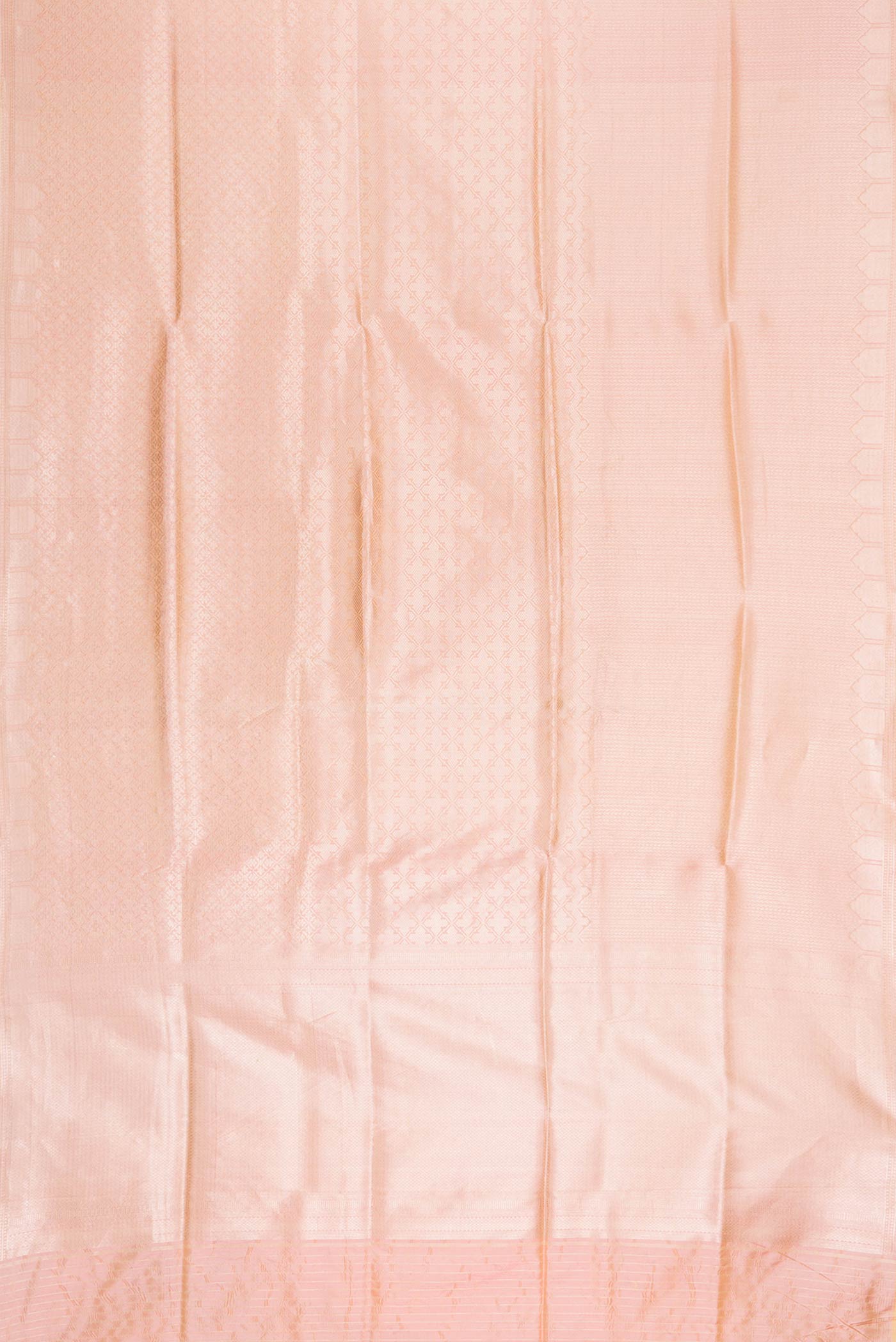 Peach Banarasi Silk Saree - Image 6
