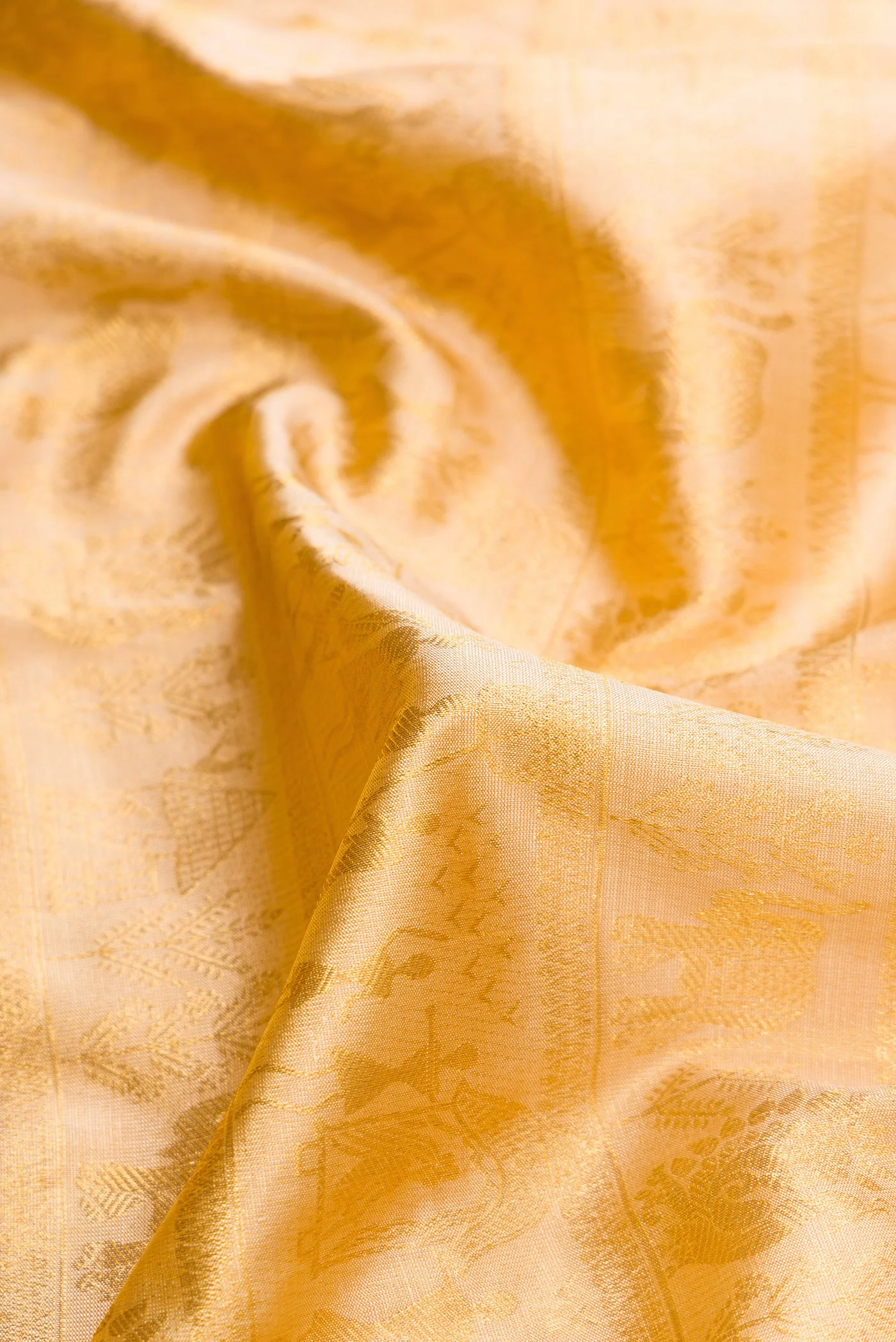Sandal Kanchipuram Silk Saree - Image 2