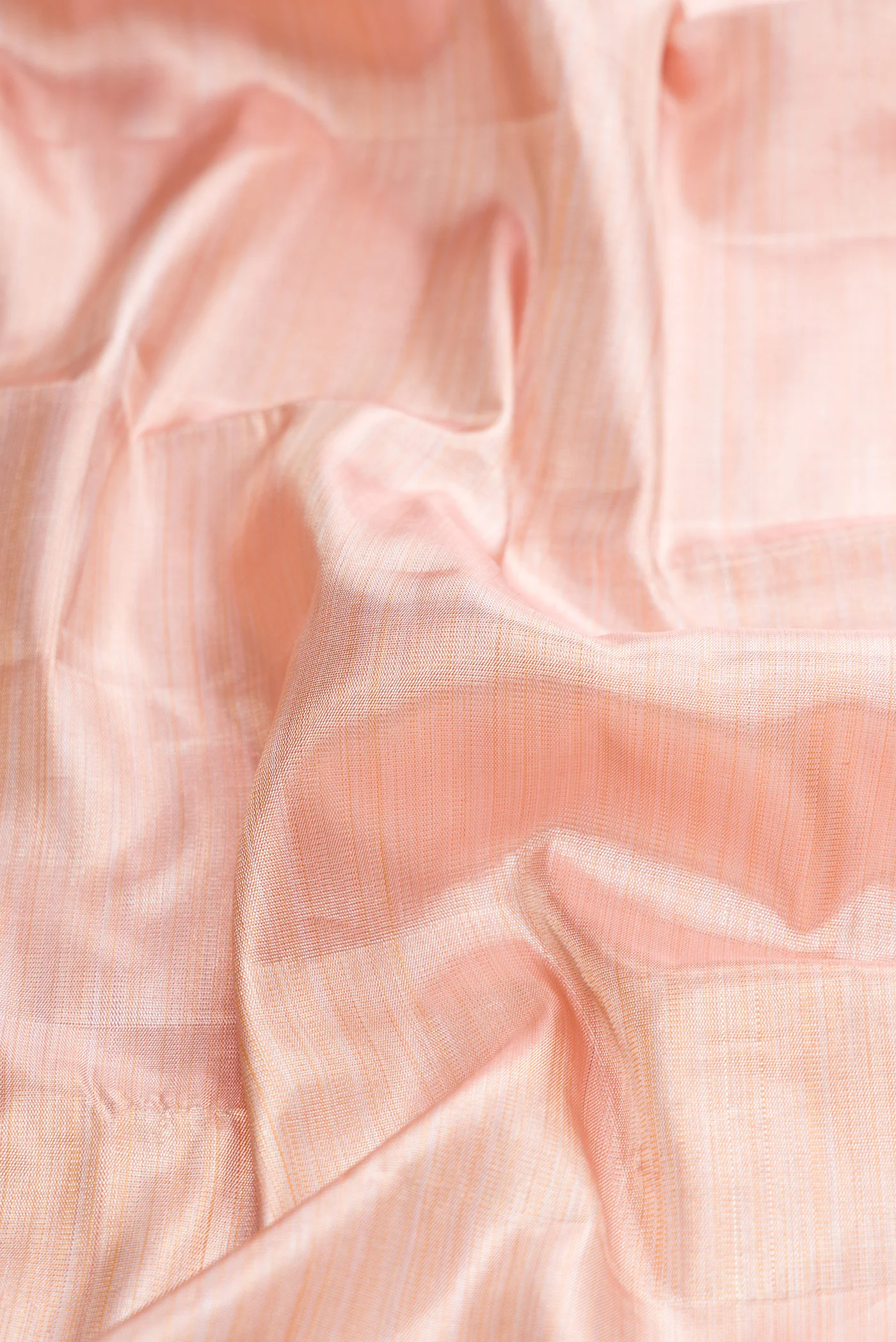 Rose pink Dual Tone Kanjivaram Tissue Silk Saree - Image 2
