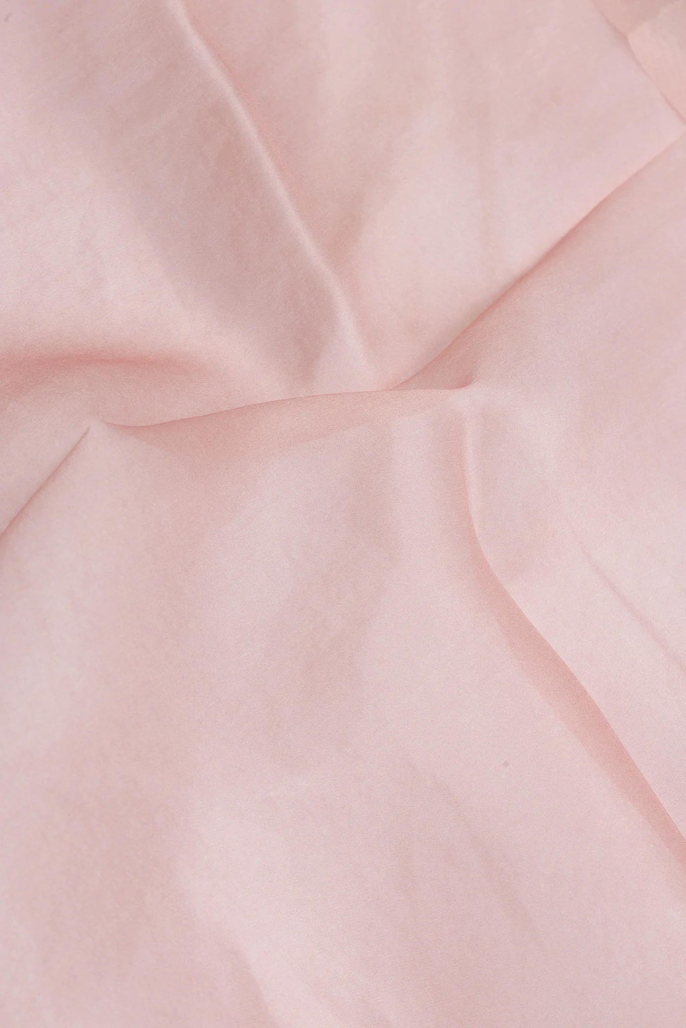 Rose Gold Organza Silk Saree - Image 2