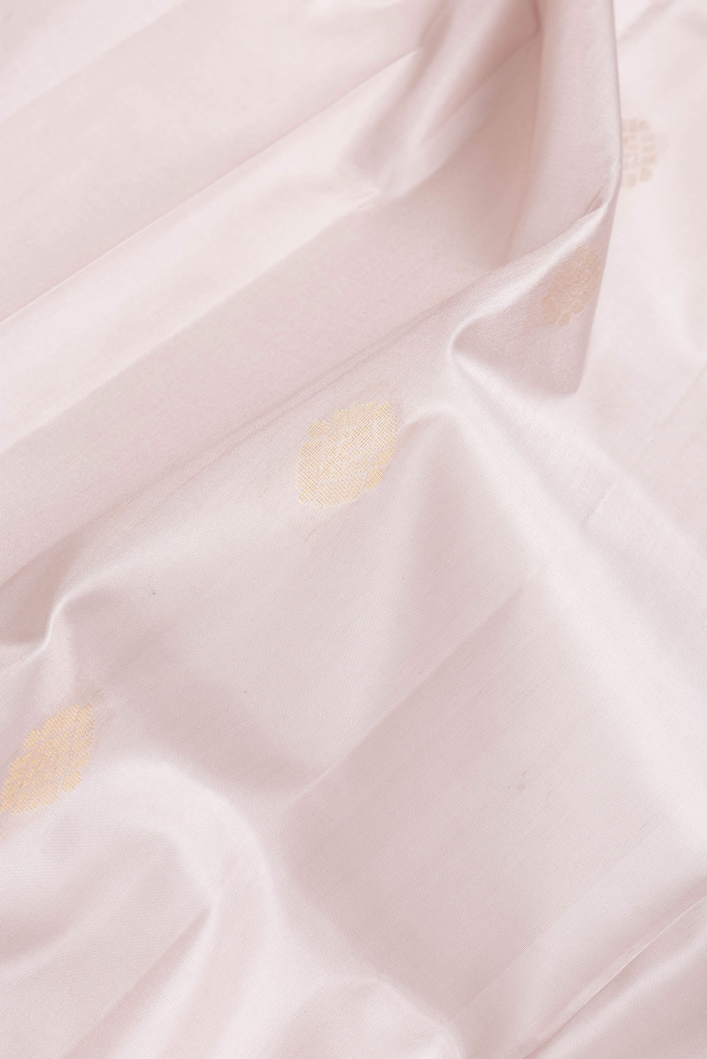 Rose Gold Soft Silk Saree - Image 2