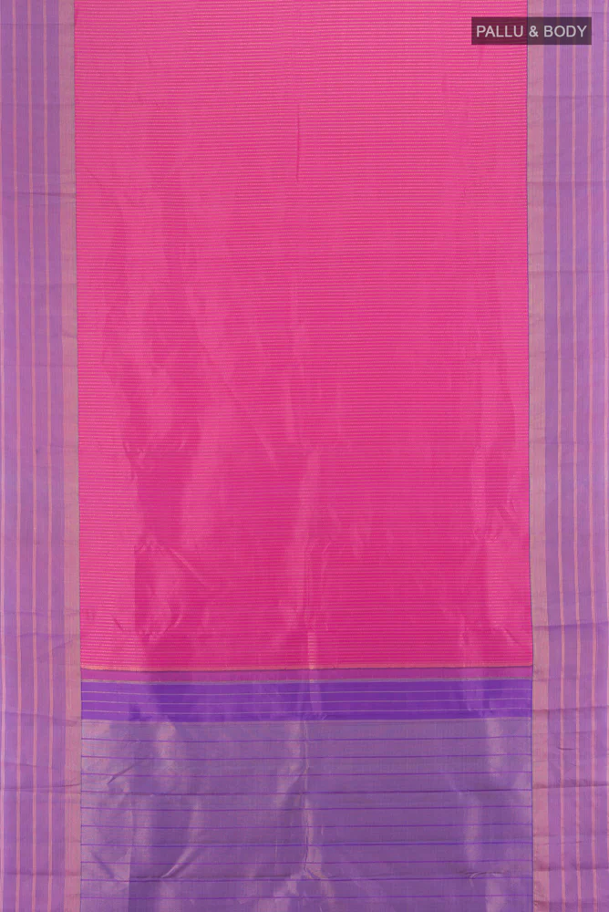 Pink Kanchipuram Silk Saree - Image 5