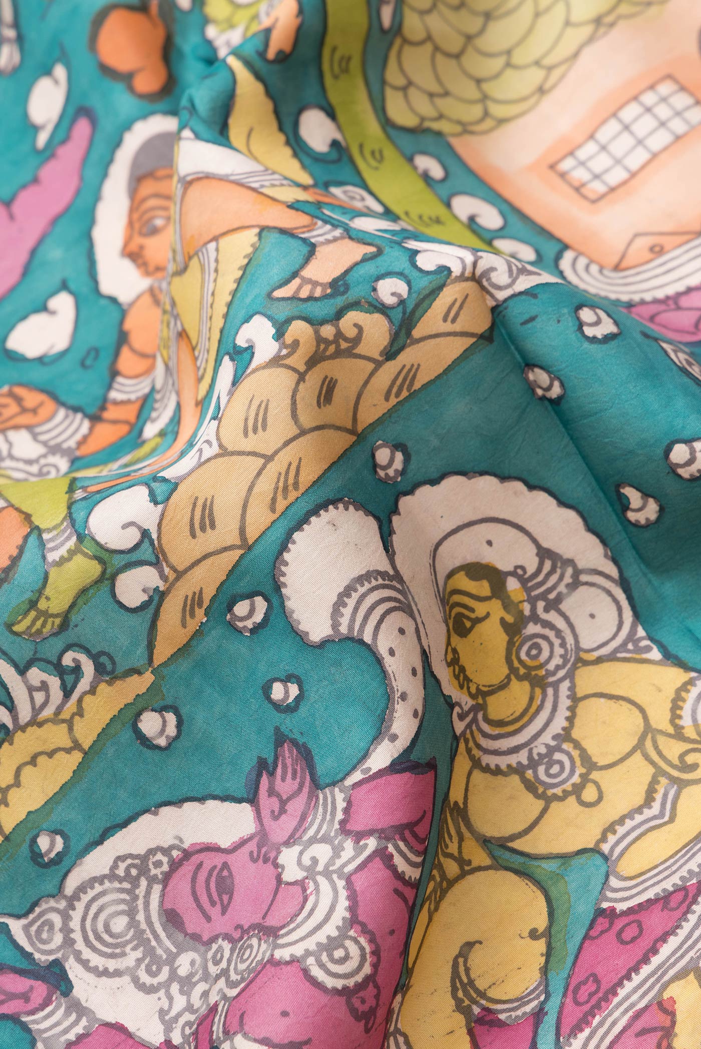 Blue Kanchipuram Silk Saree - Image 2