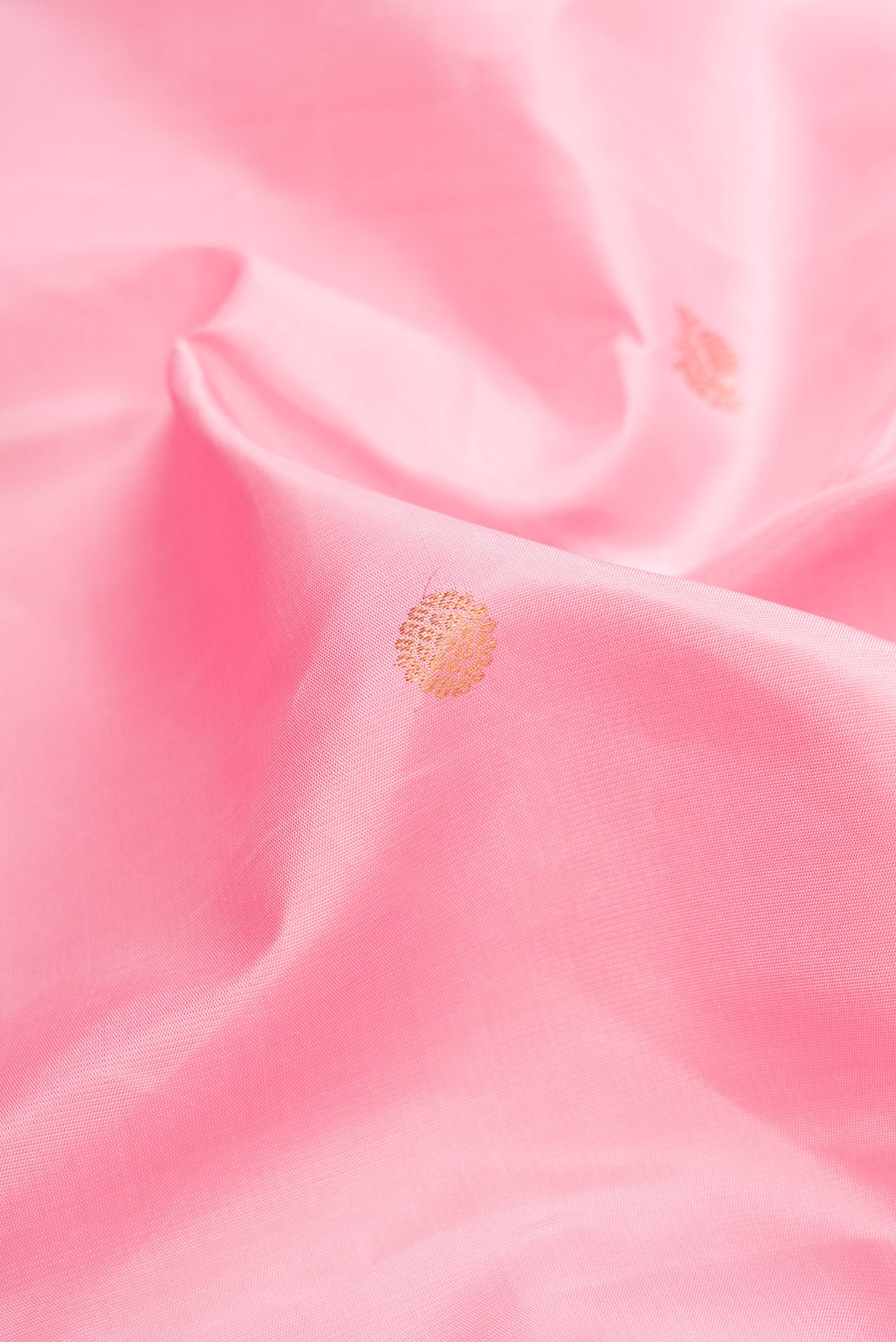 Rose pink Kanjivaram Silk Saree - Image 2