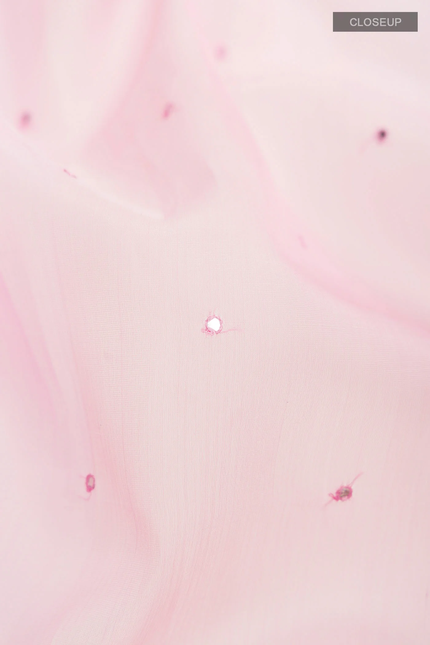 Rose pink Organza Silk Saree - Image 2