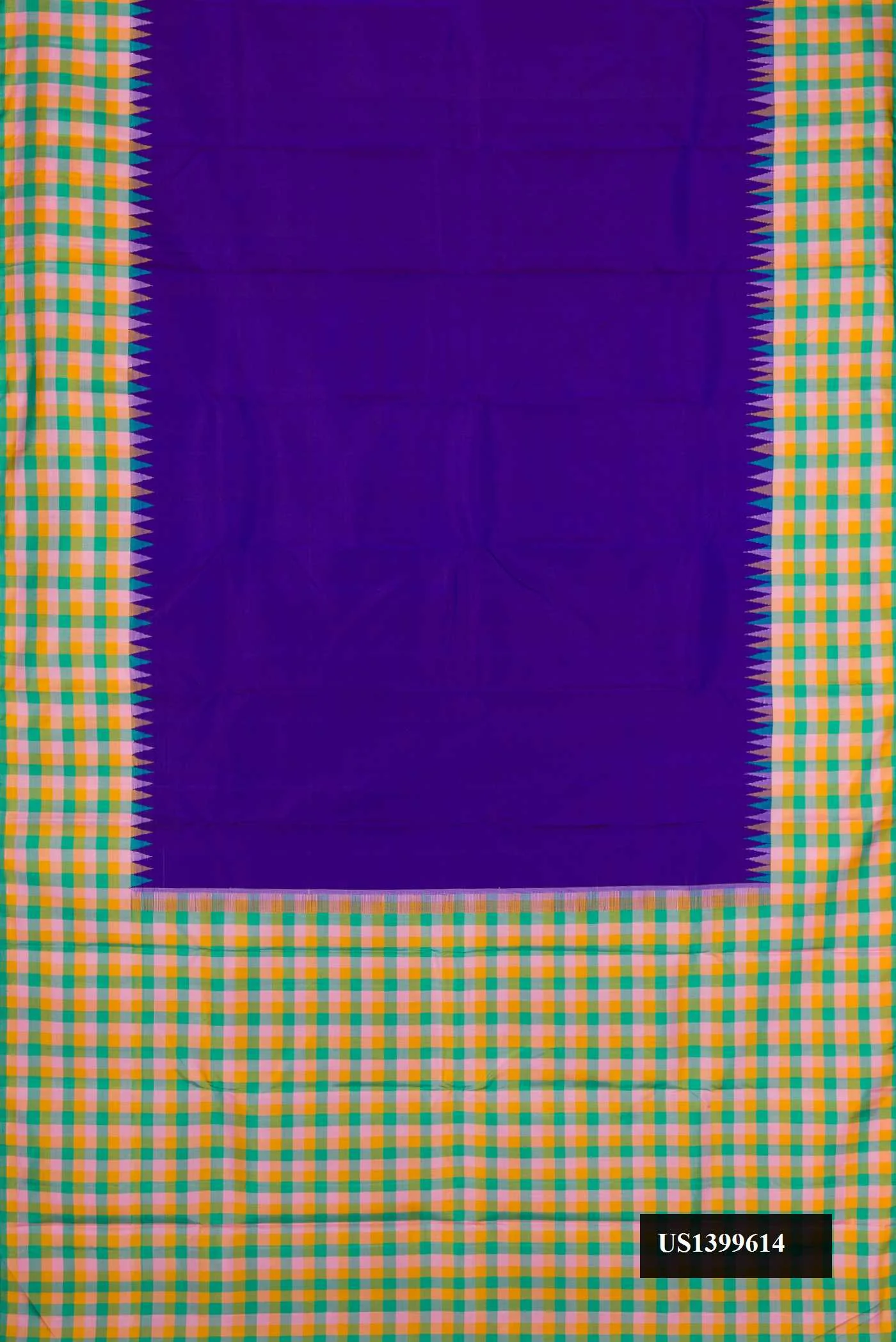 Royal Blue Dual Tone Kanchipuram Silk Saree