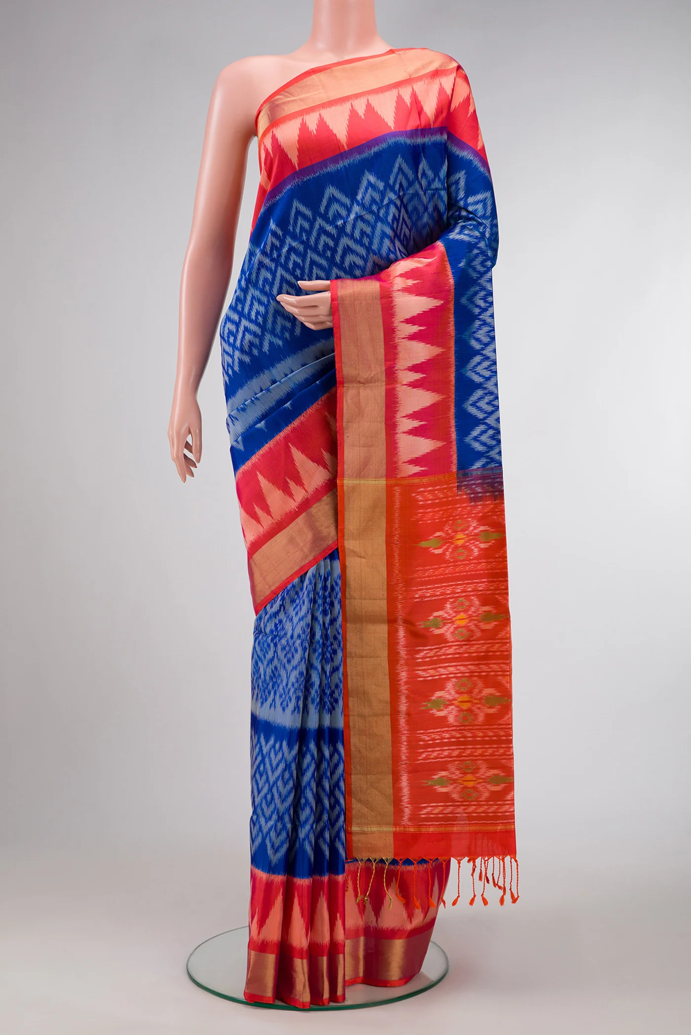 Royal Blue Soft Silk Saree