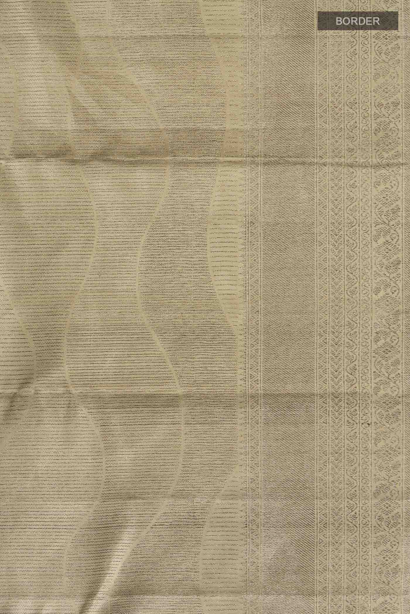 Sage Green Kanjivaram Silk Saree - Image 3