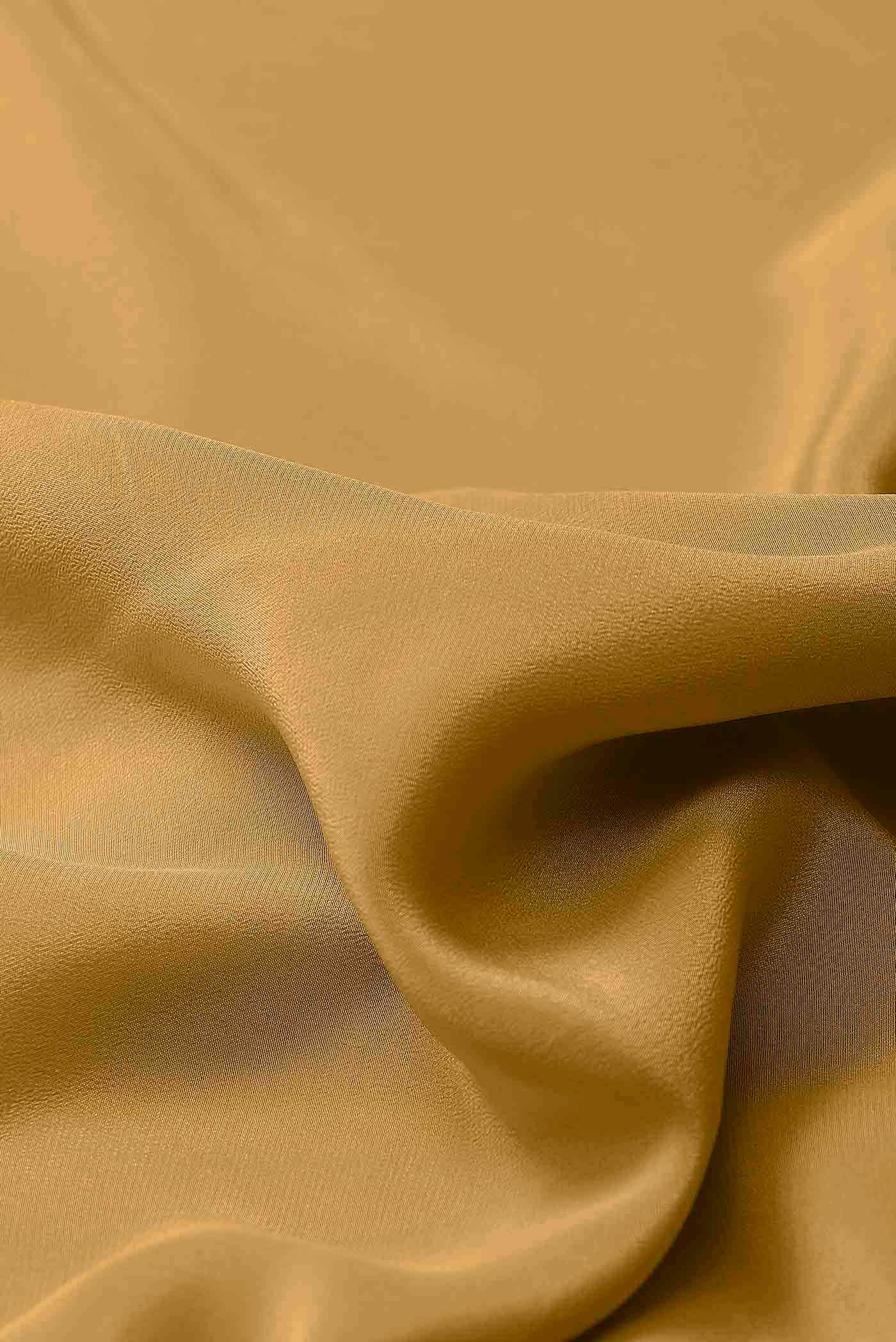 Sandal Crepe Saree - Image 3