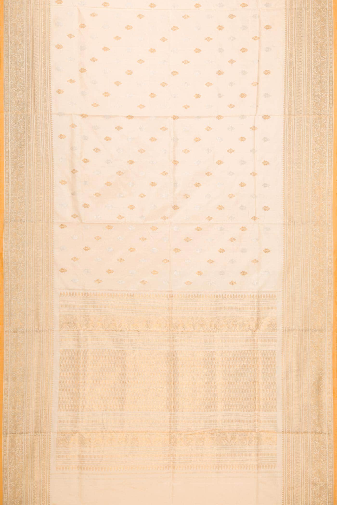 Sandal Double Ikat Saree - Image 4