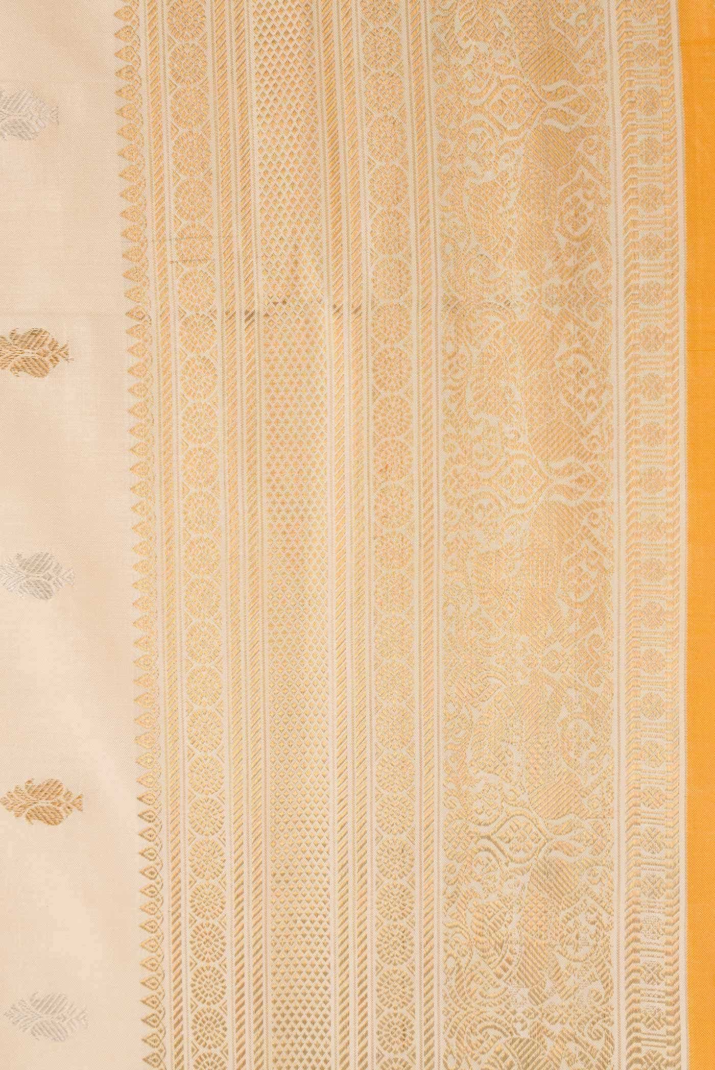 Sandal Double Ikat Saree - Image 5